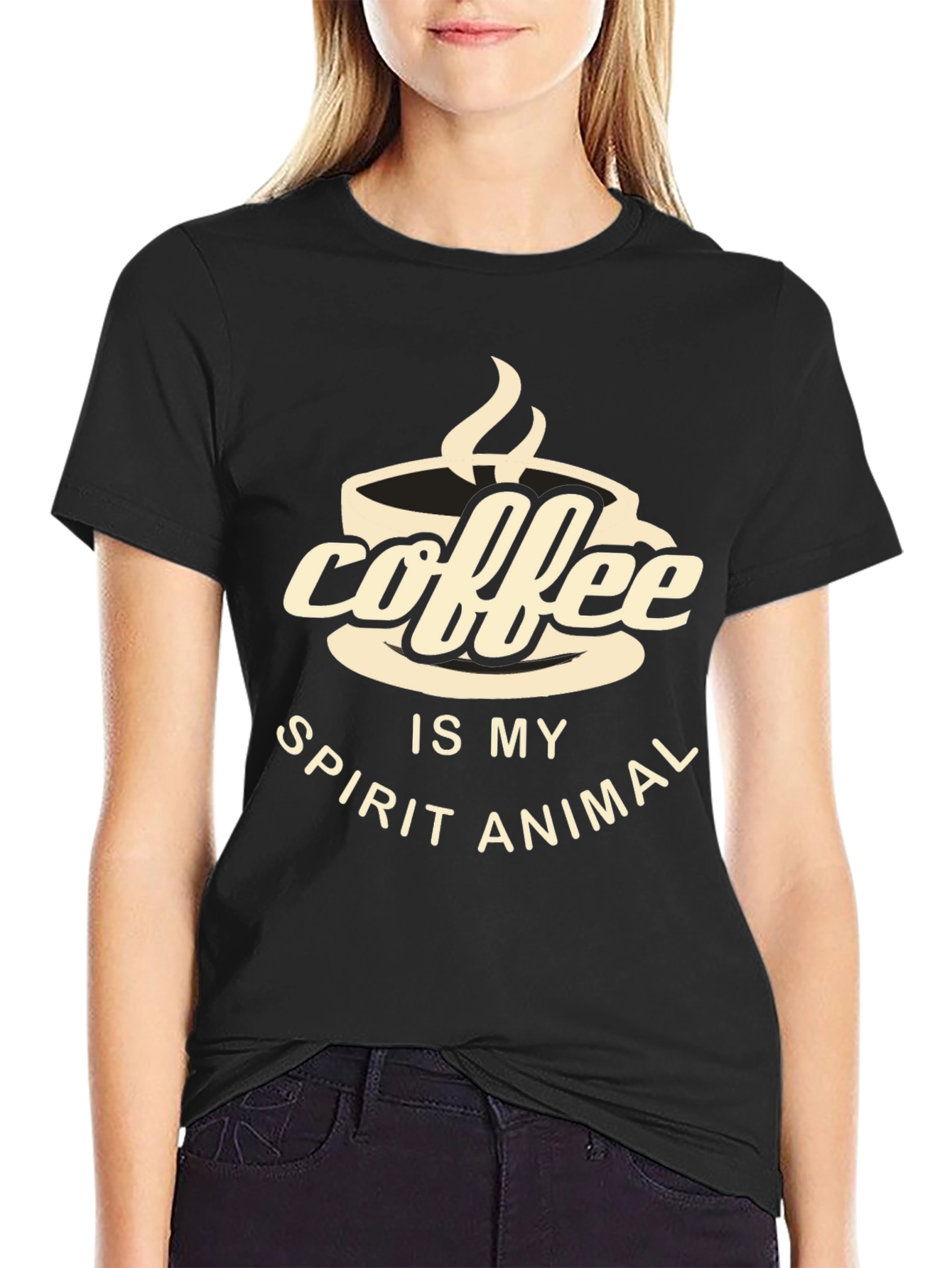 Coffee is My Spirit Animal - Graphic T-Shirt