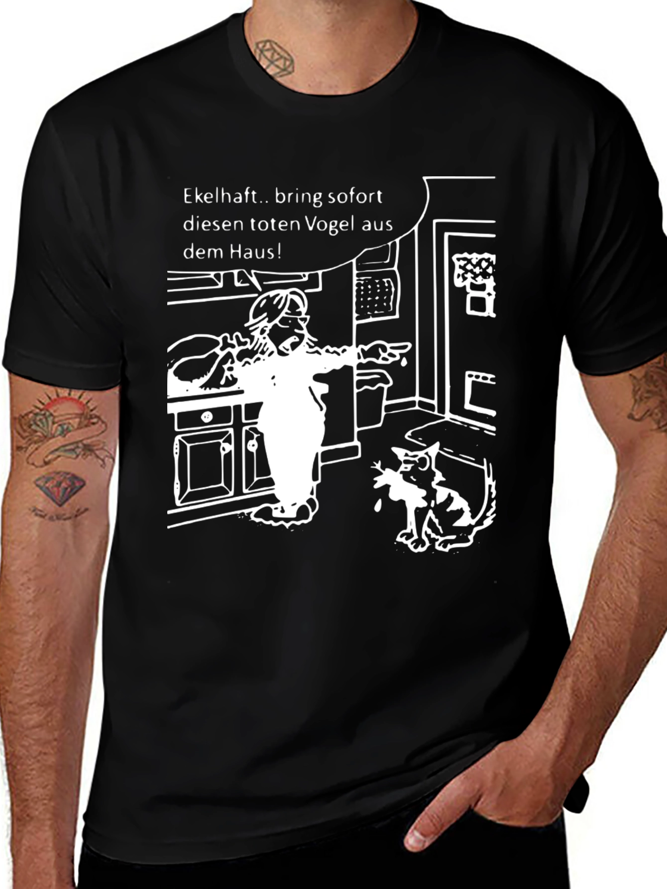 Funny German Graphic T-Shirt - Ekelhaft!