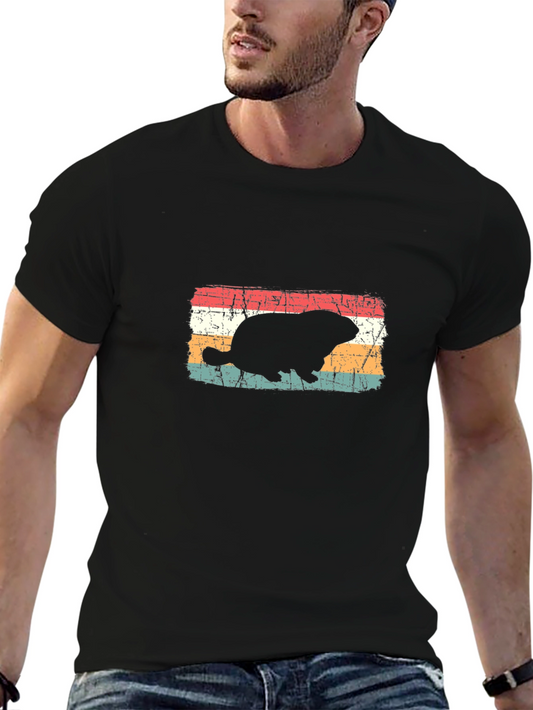 Retro Groundhog T-Shirt - Vintage Style Tee