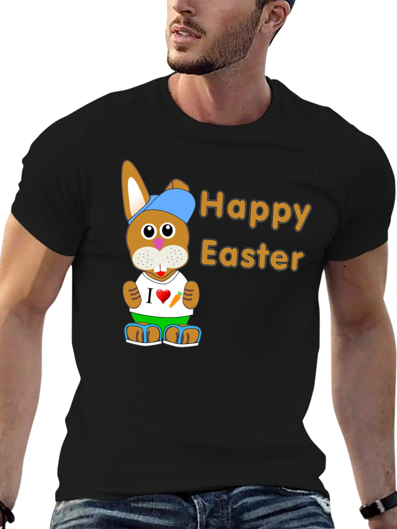 Happy Easter Bunny Graphic T-Shirt