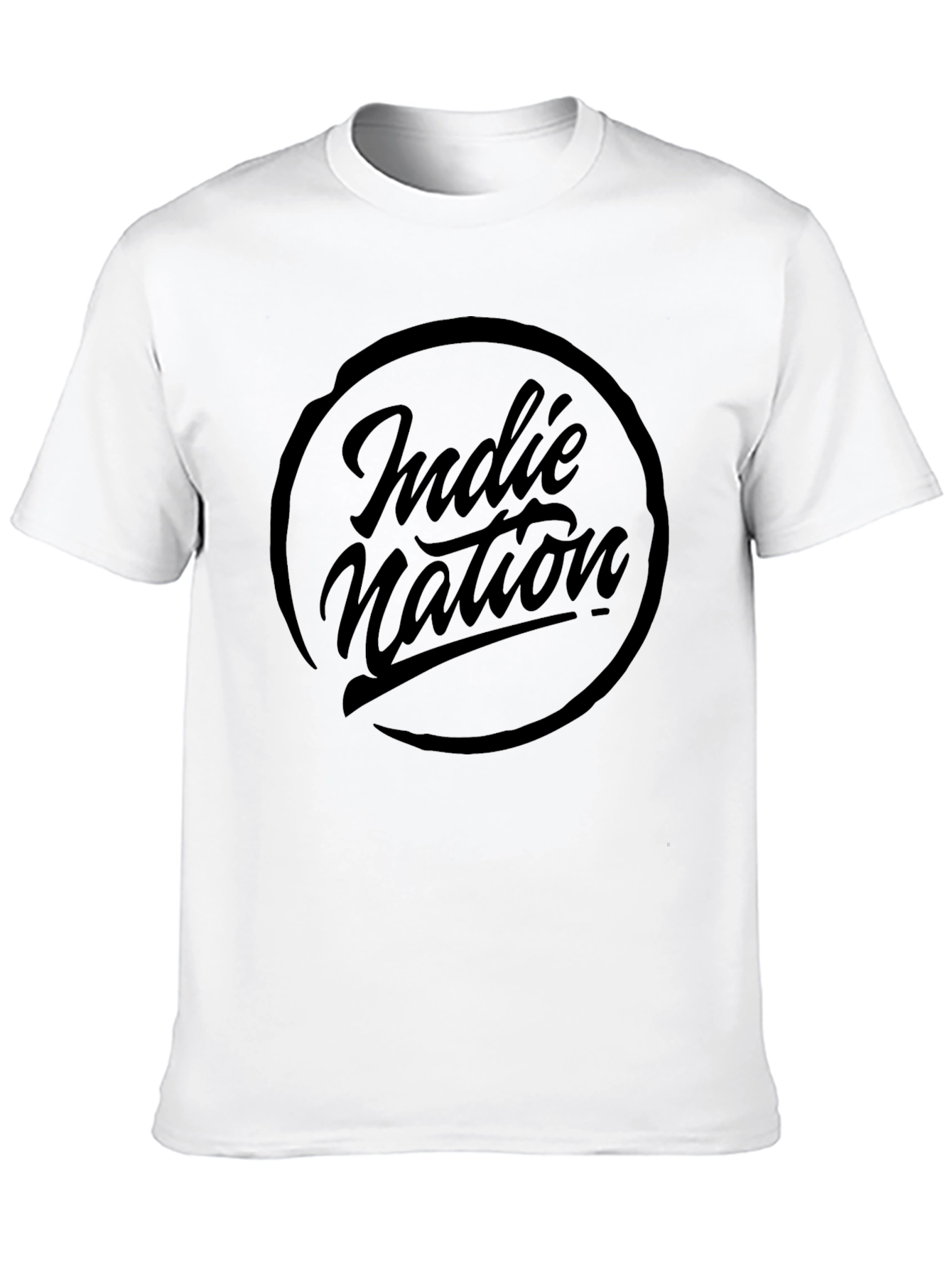 Indie Nation Black T-Shirt - Stylish Graphic Tee