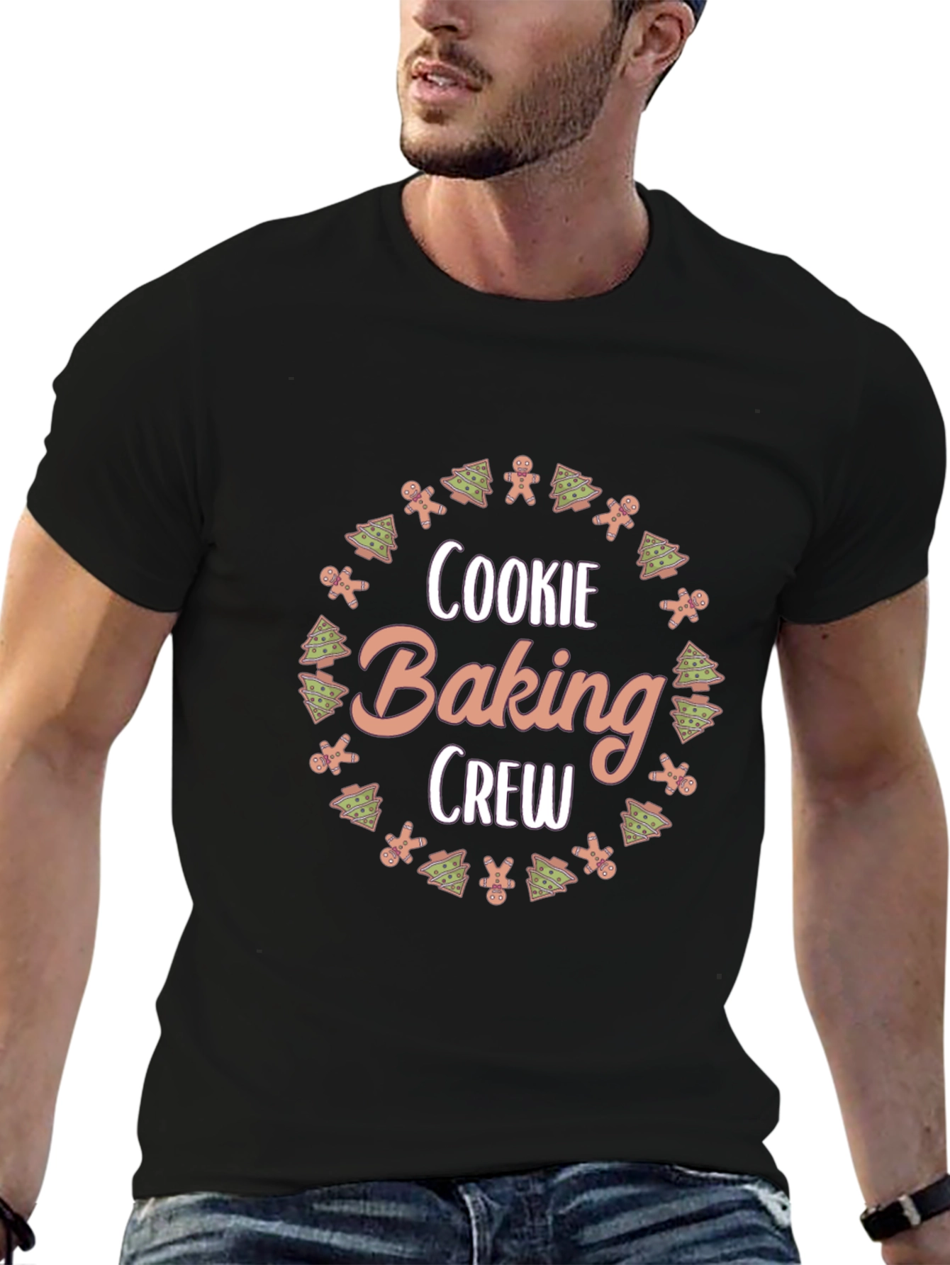 Cookie Baking Crew T-Shirt - Holiday Festive Apparel