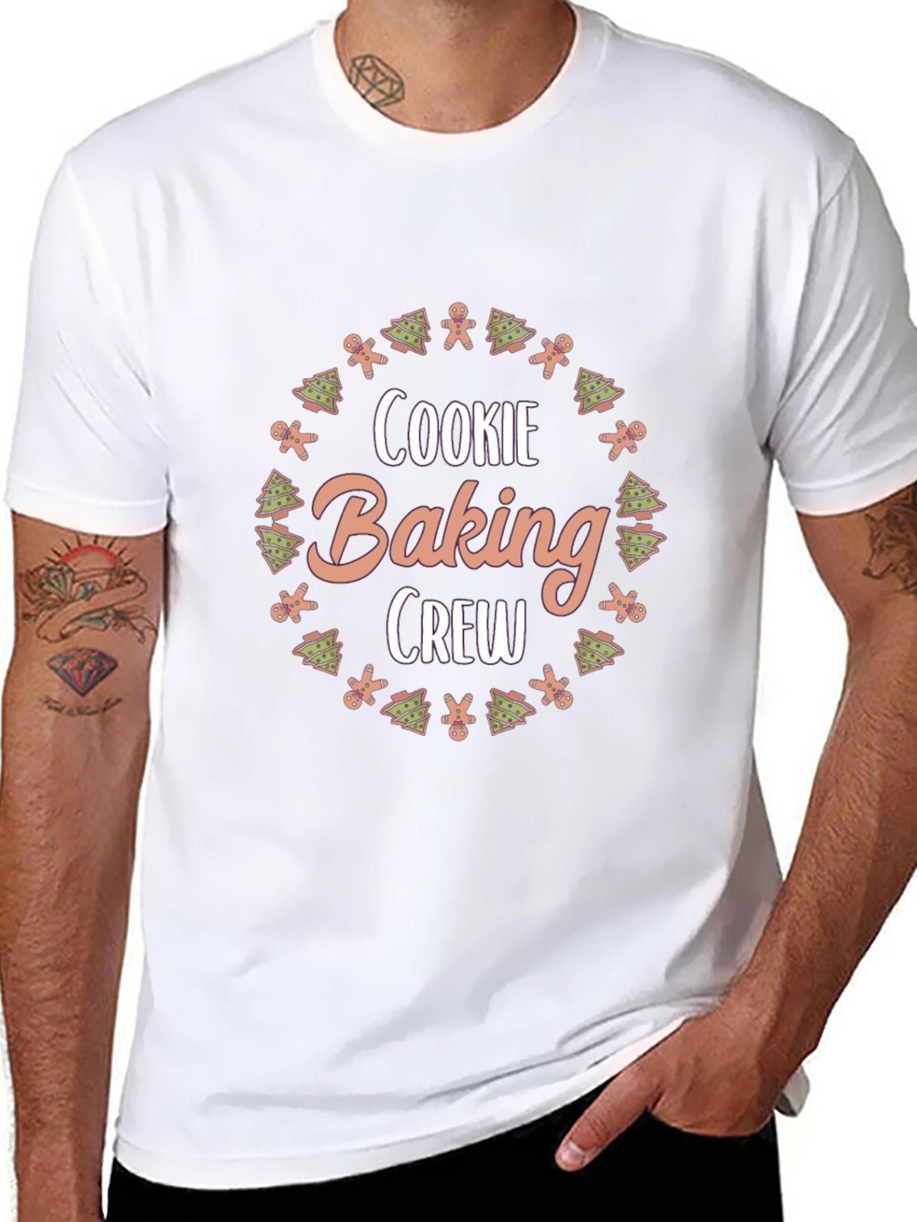 Cookie Baking Crew T-Shirt - Holiday Festive Apparel