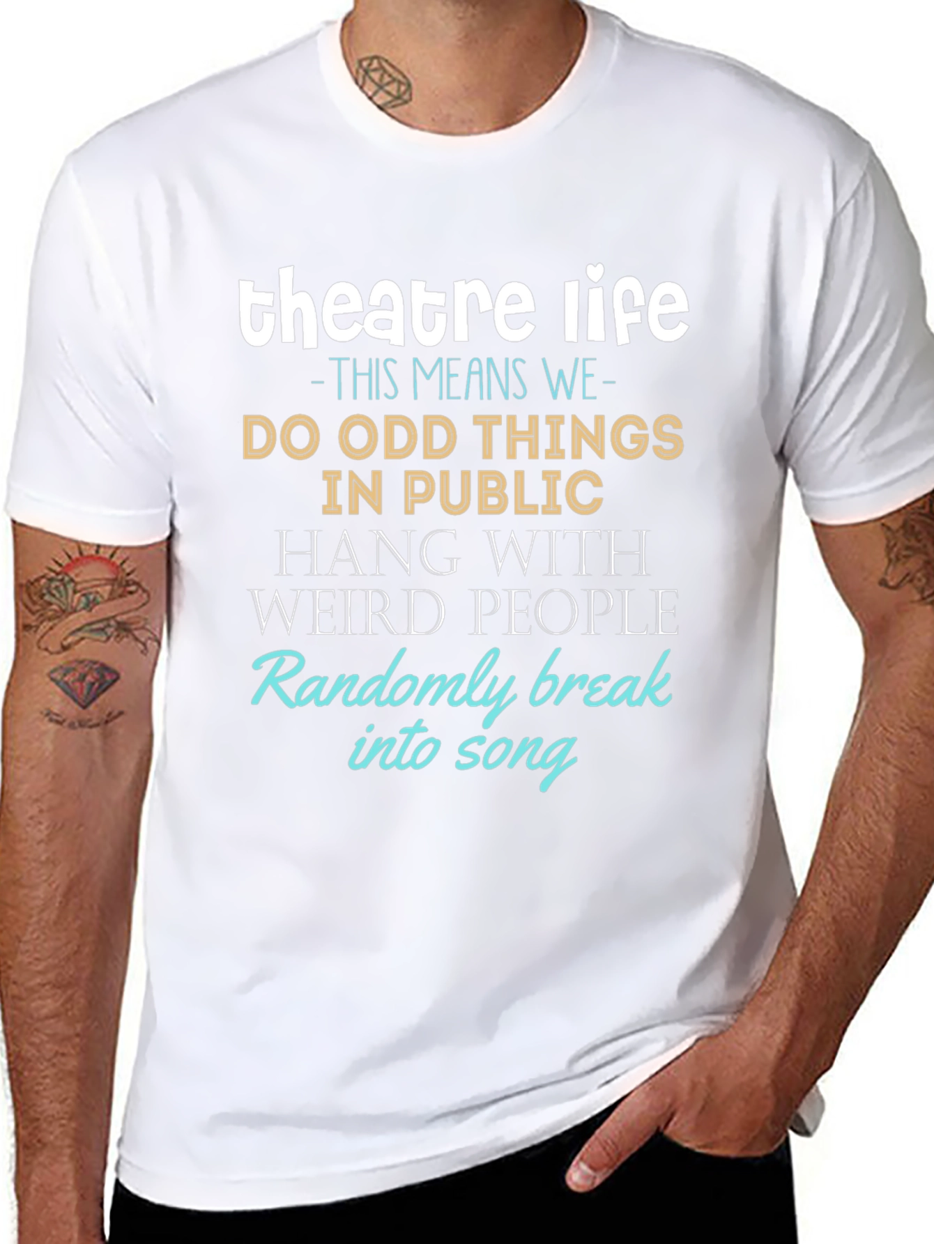 Theatre Life T-Shirt - Funny Drama Gift