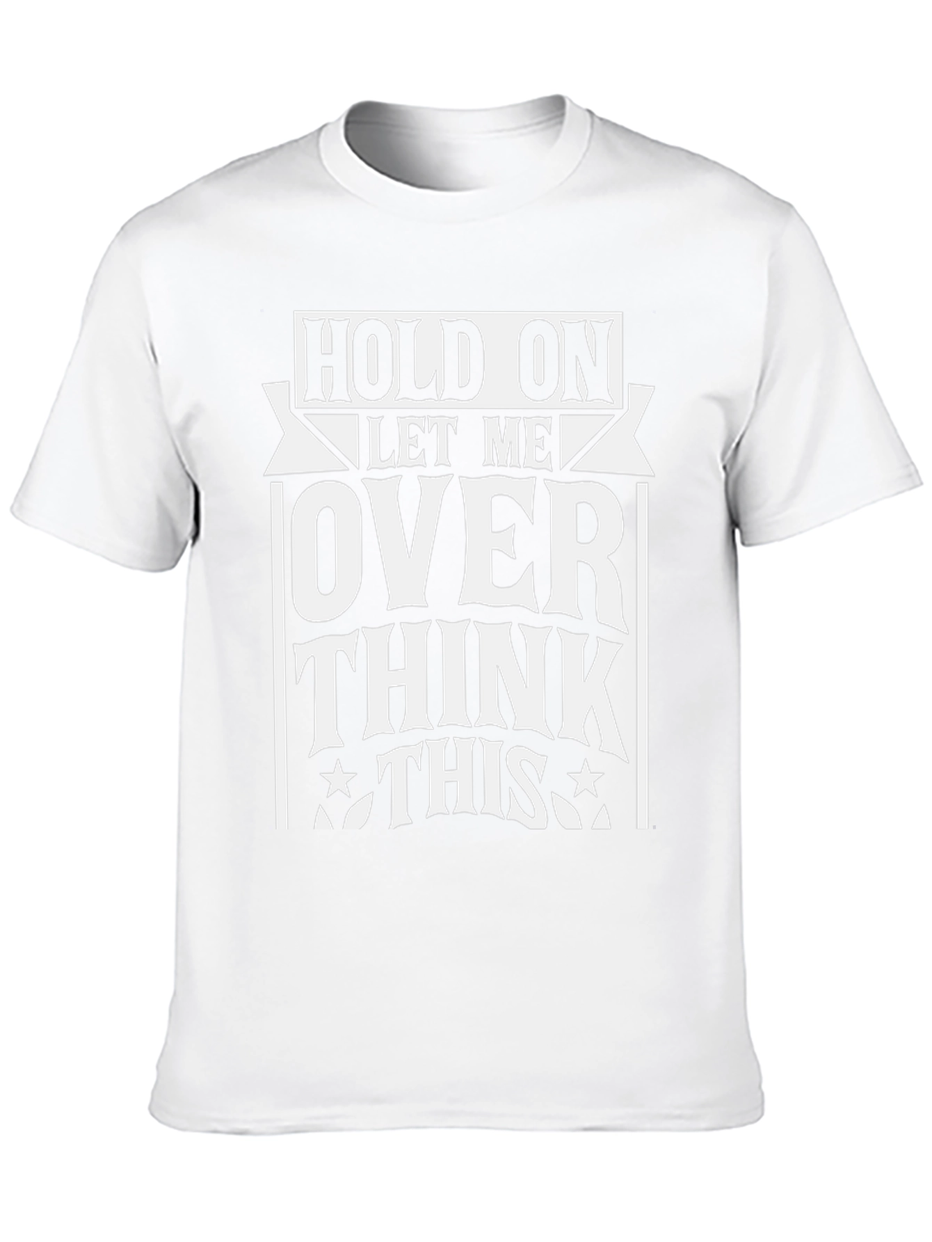 Overthink This Graphic Tee - Black Cotton T-Shirt