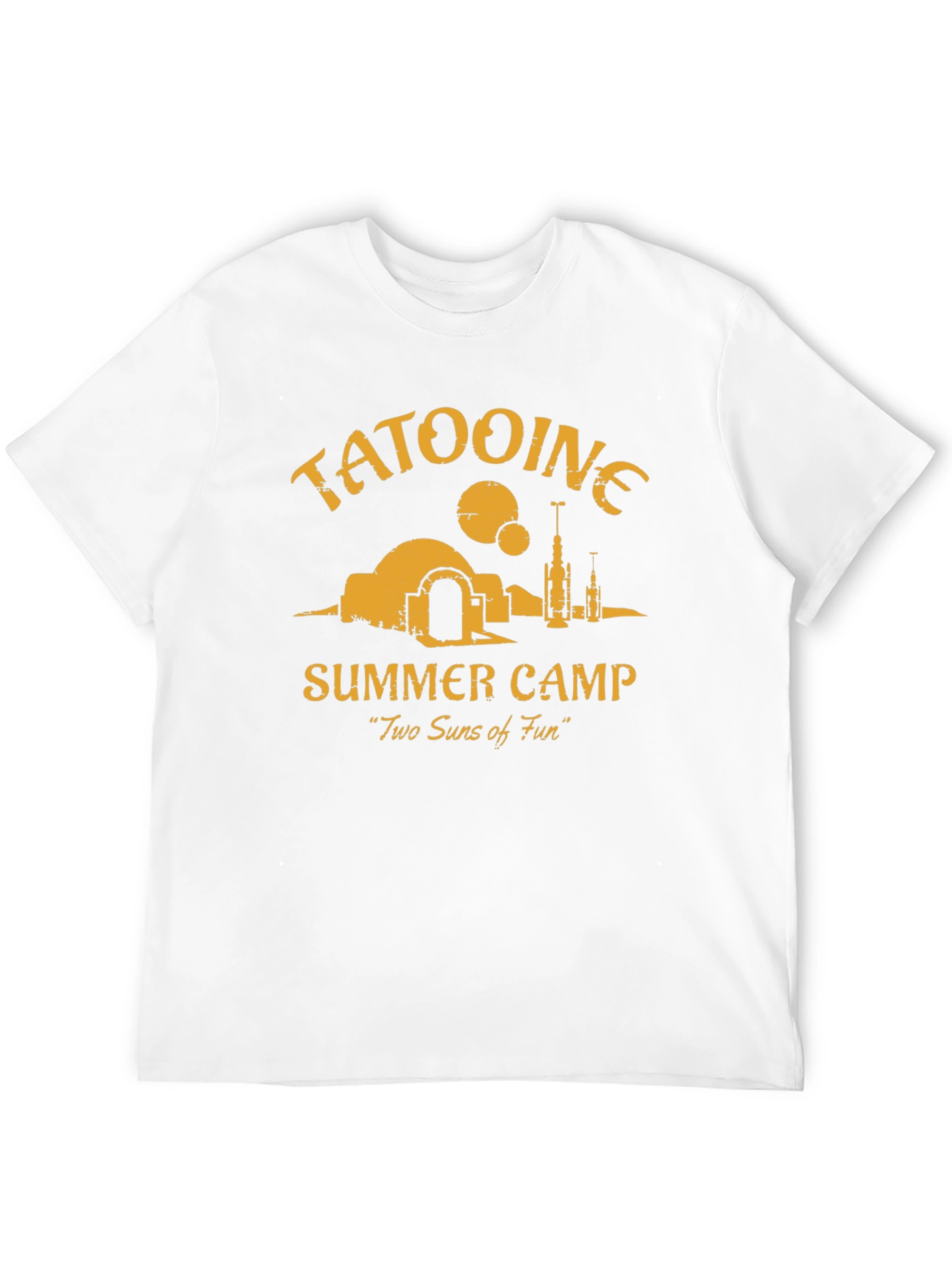 Tatooine Summer Camp Black Graphic Tee
