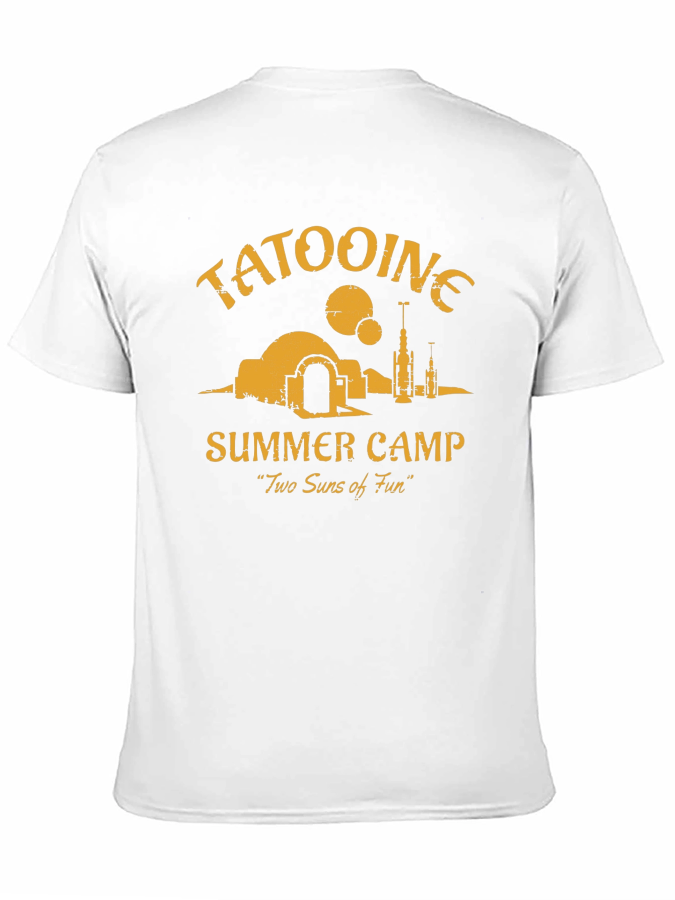 Tatooine Summer Camp Black Graphic Tee