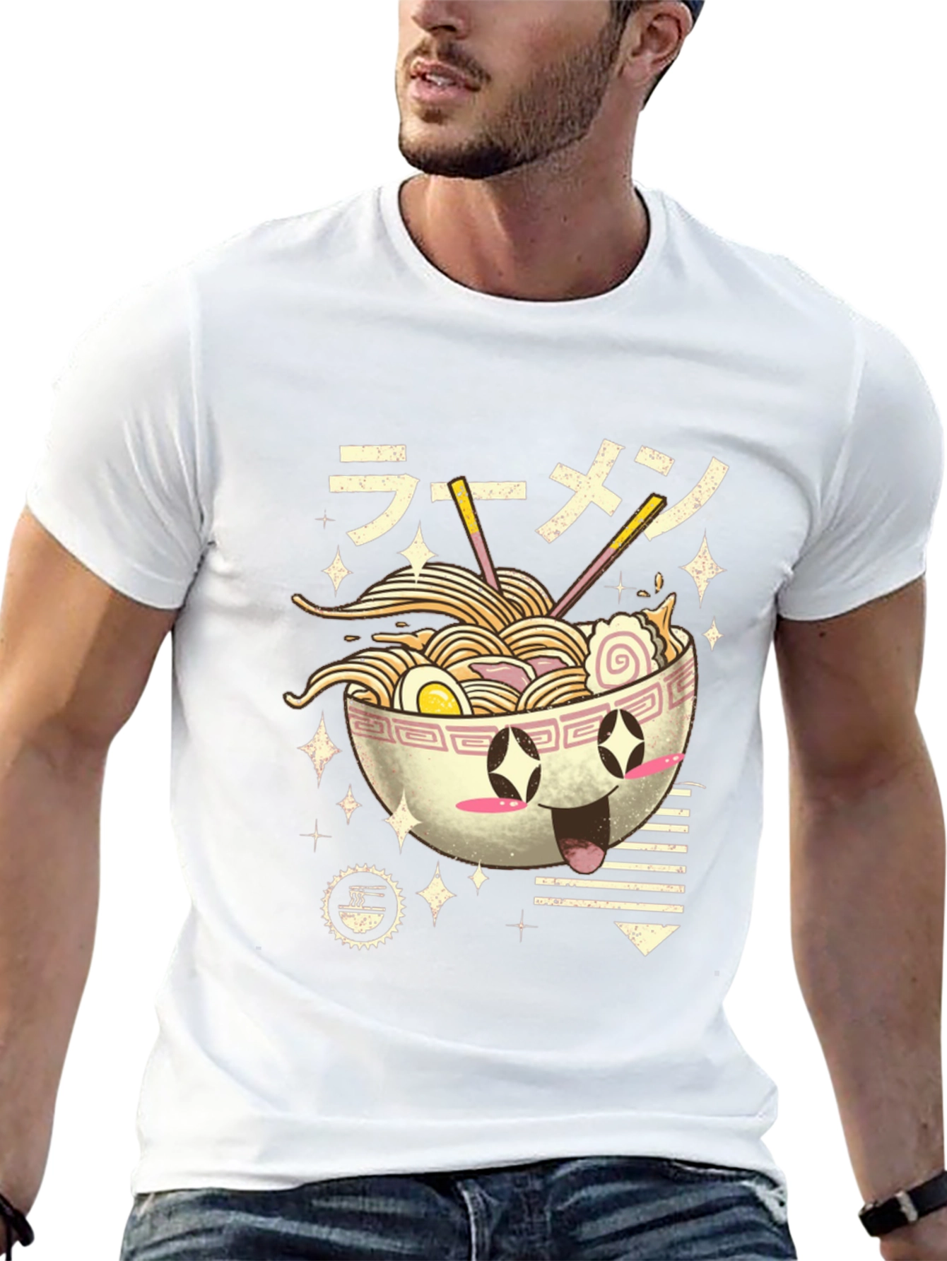 Ramen Bowl T-Shirt - Anime Style