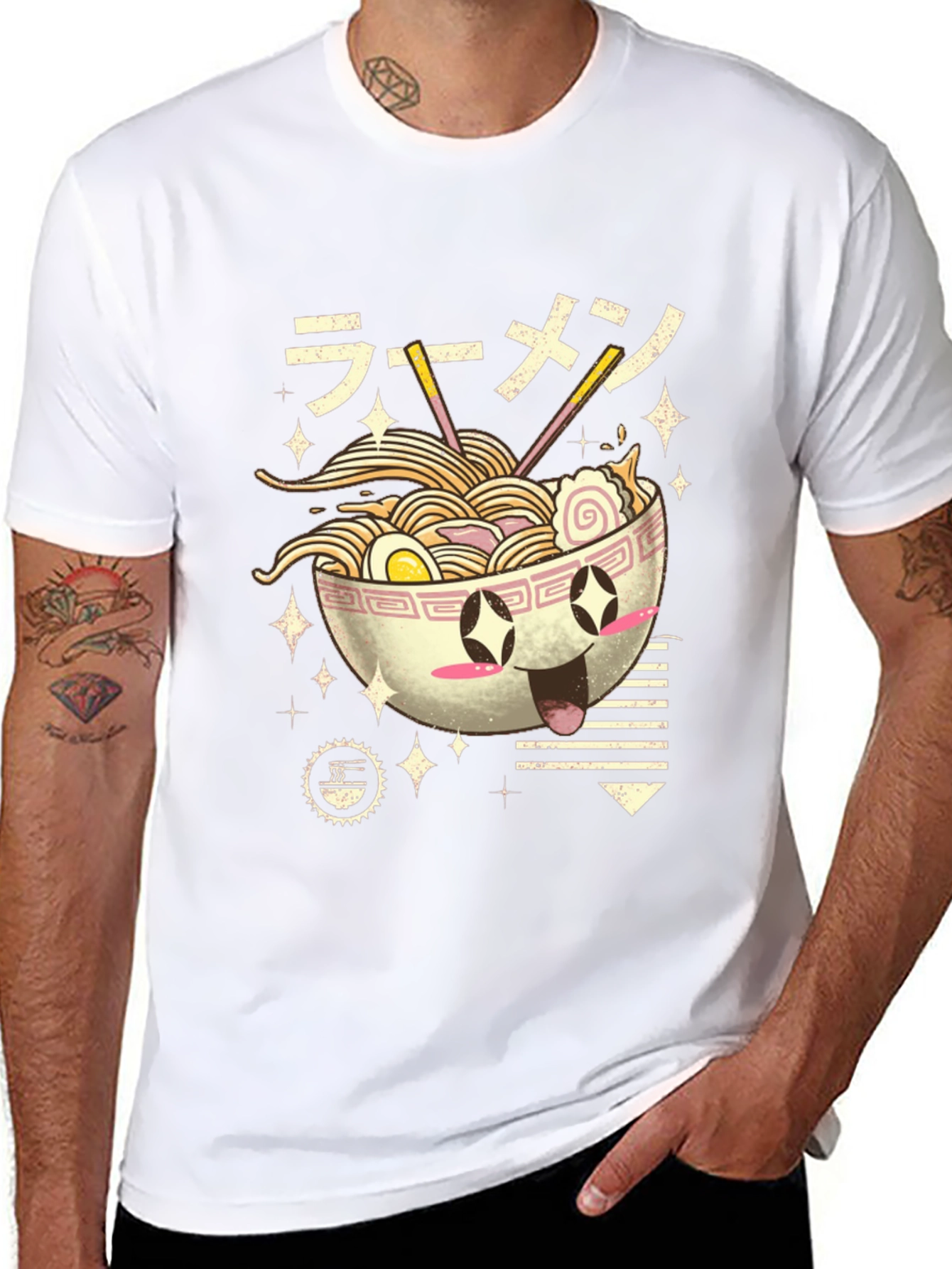 Ramen Bowl T-Shirt - Anime Style