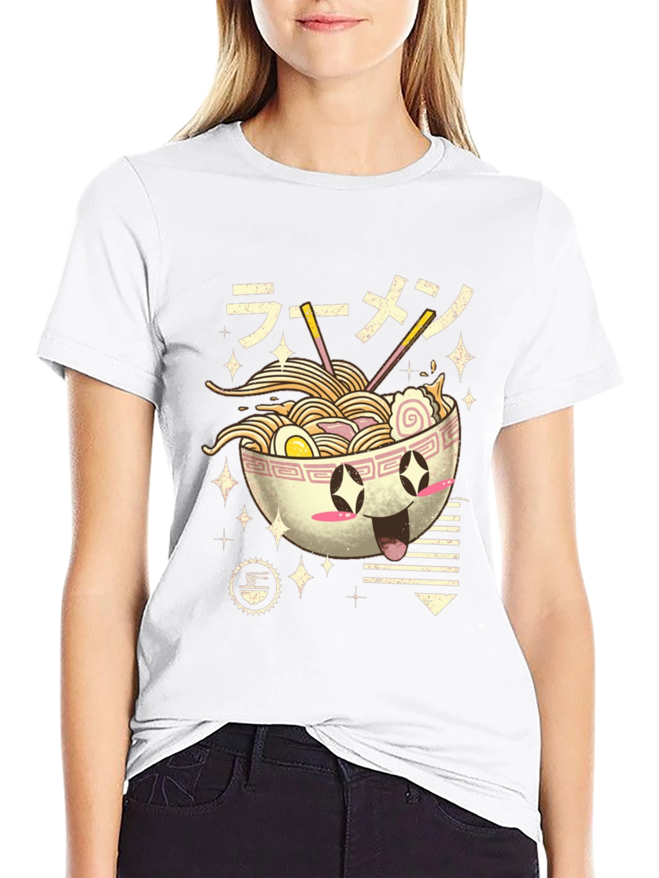 Ramen Bowl T-Shirt - Anime Style