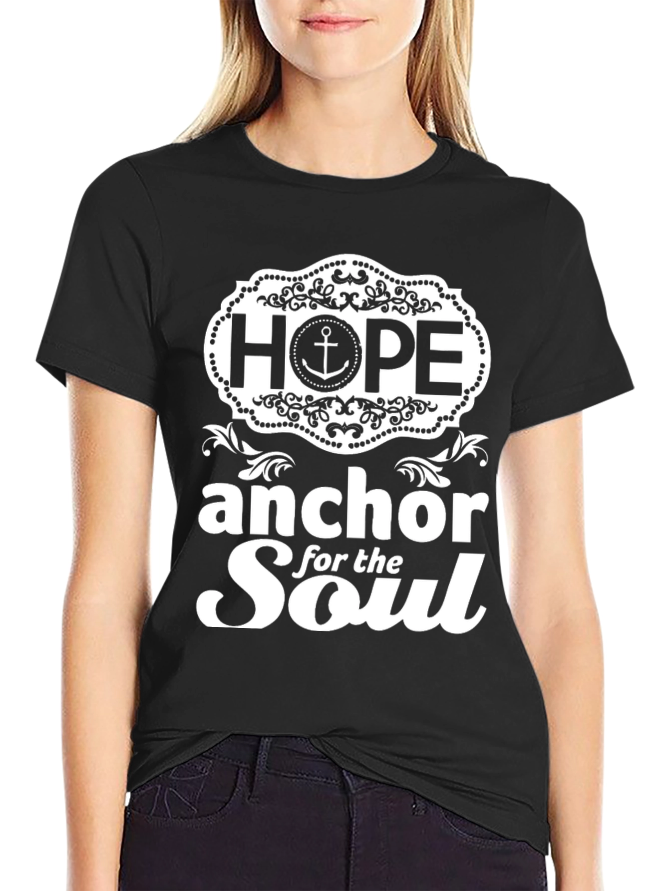 Hope Anchor Soul Graphic T-Shirt