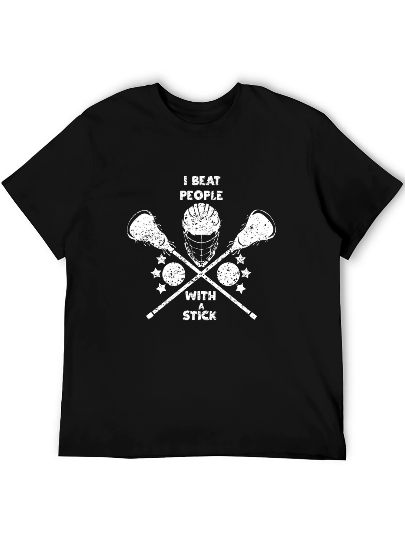 I Beat People With A Stick Graphic Tee