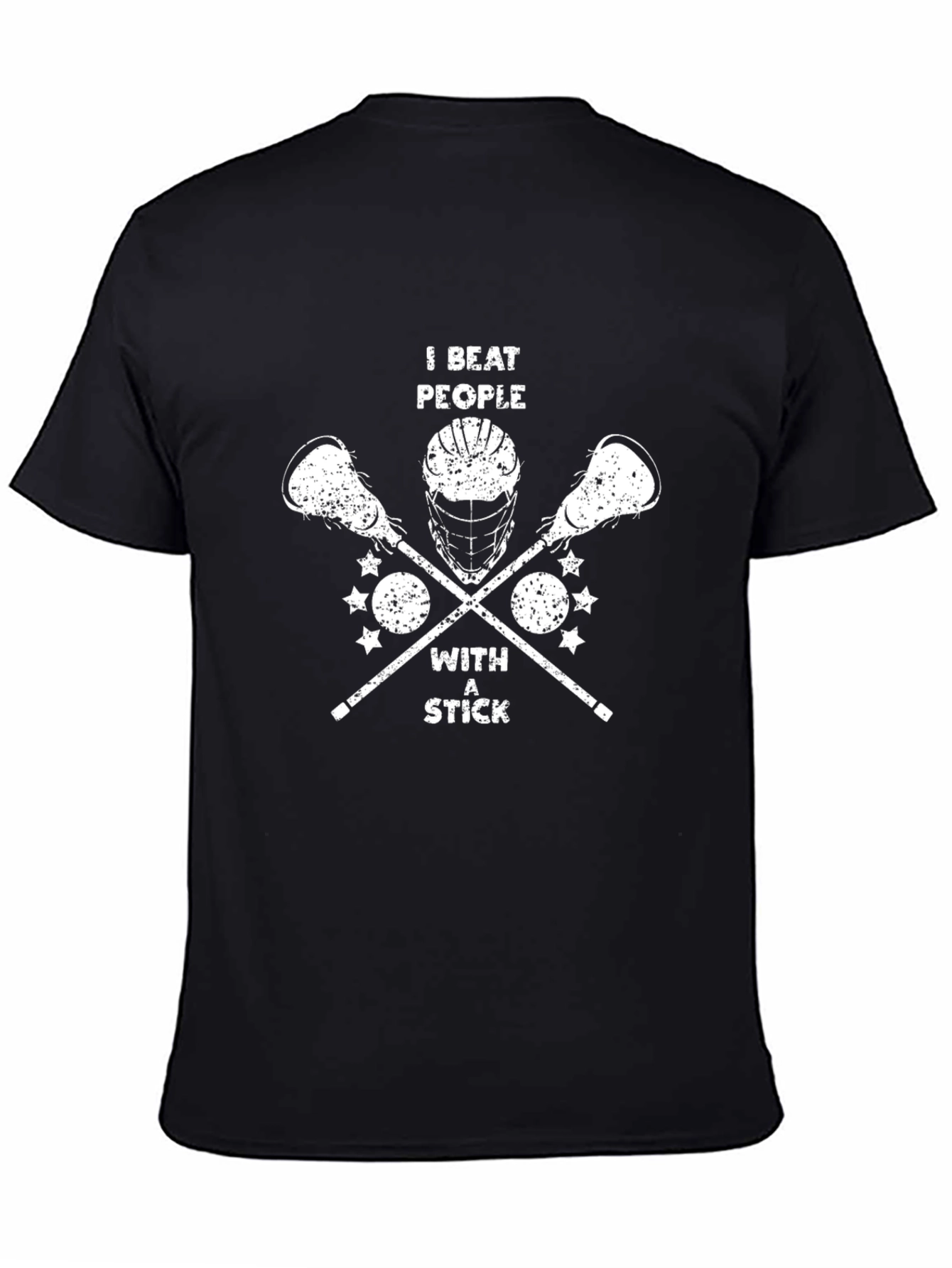 I Beat People With A Stick Graphic Tee
