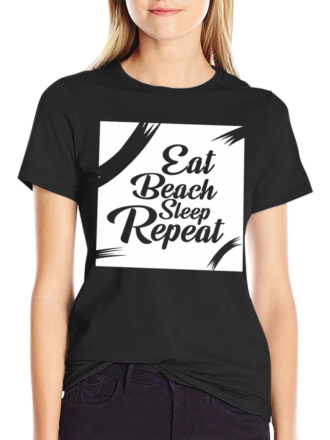 Eat Beach Sleep Repeat Graphic Tee