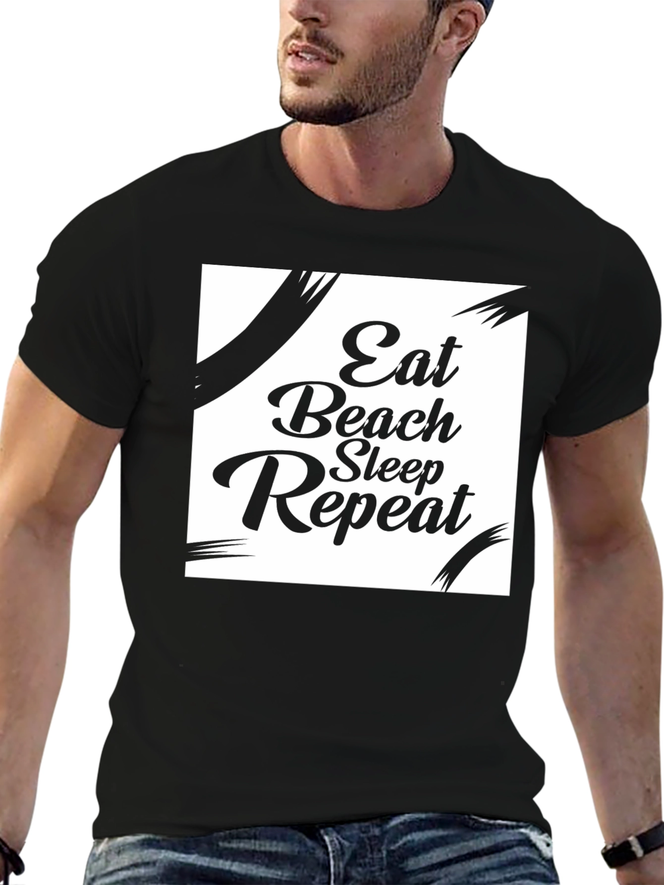 Eat Beach Sleep Repeat Graphic Tee