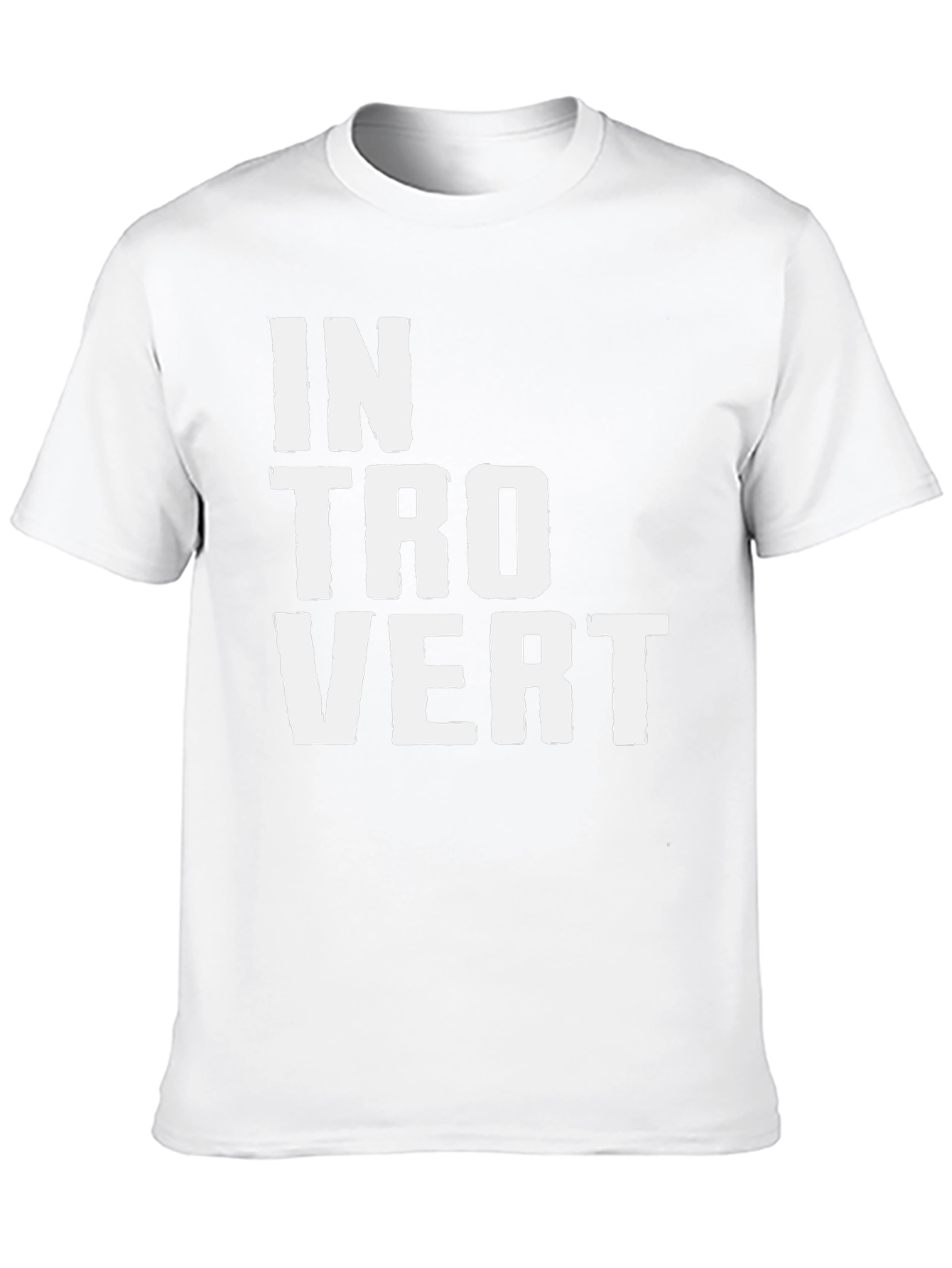 Introvert Graphic T-Shirt - Black Casual Tee