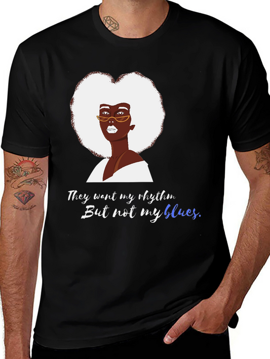 Rhythm & Blues Graphic Tee - Unisex Black T-Shirt