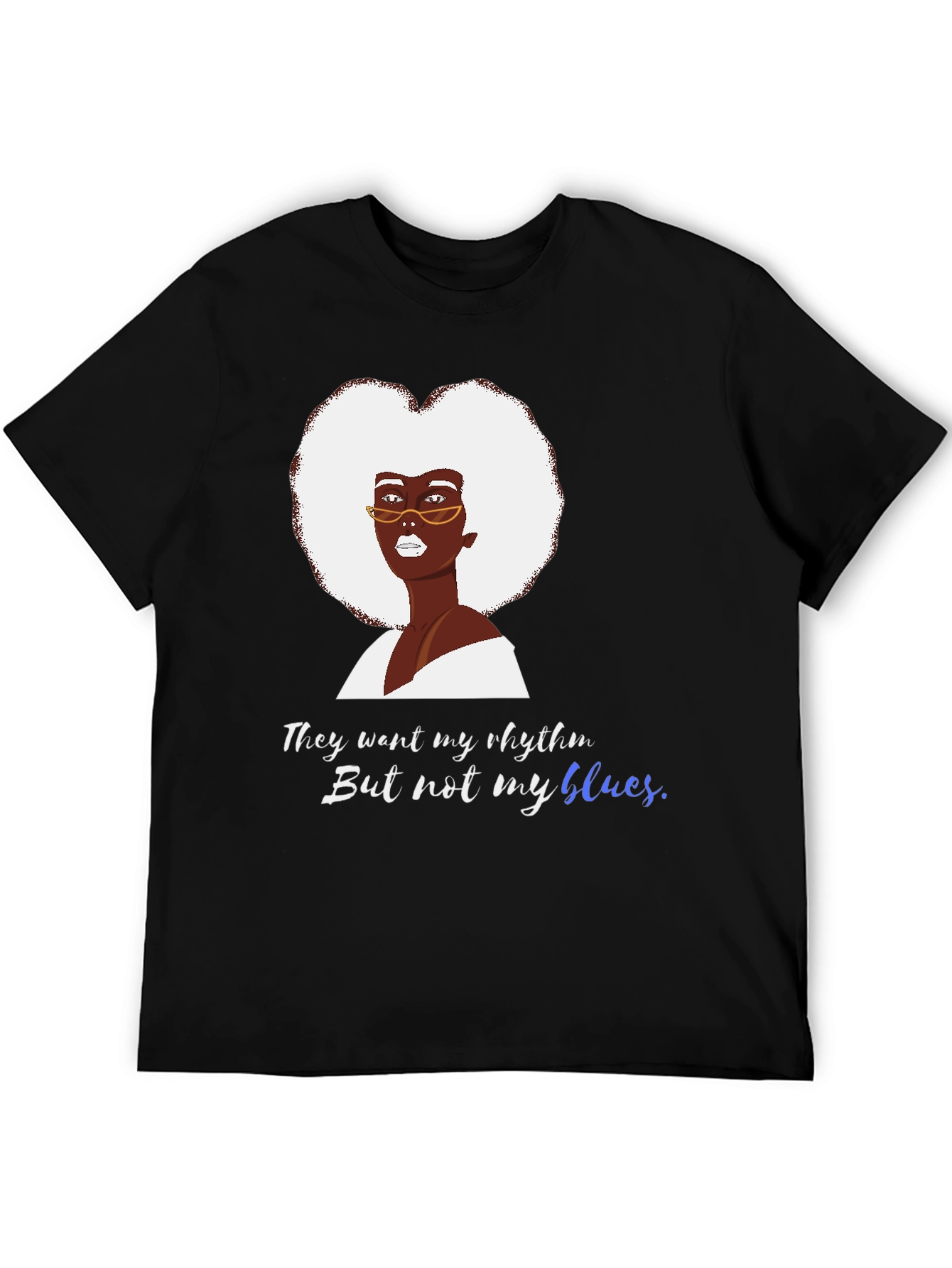 Rhythm & Blues Graphic Tee - Unisex Black T-Shirt