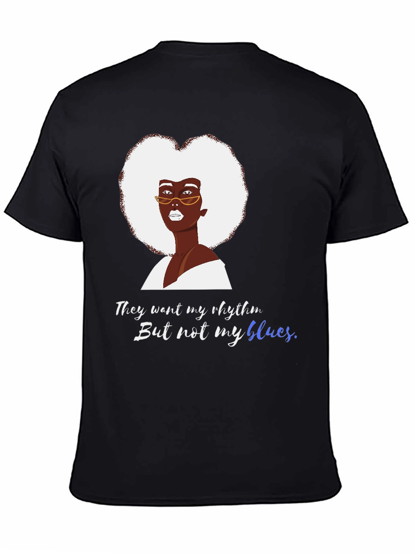 Rhythm & Blues Graphic Tee - Unisex Black T-Shirt