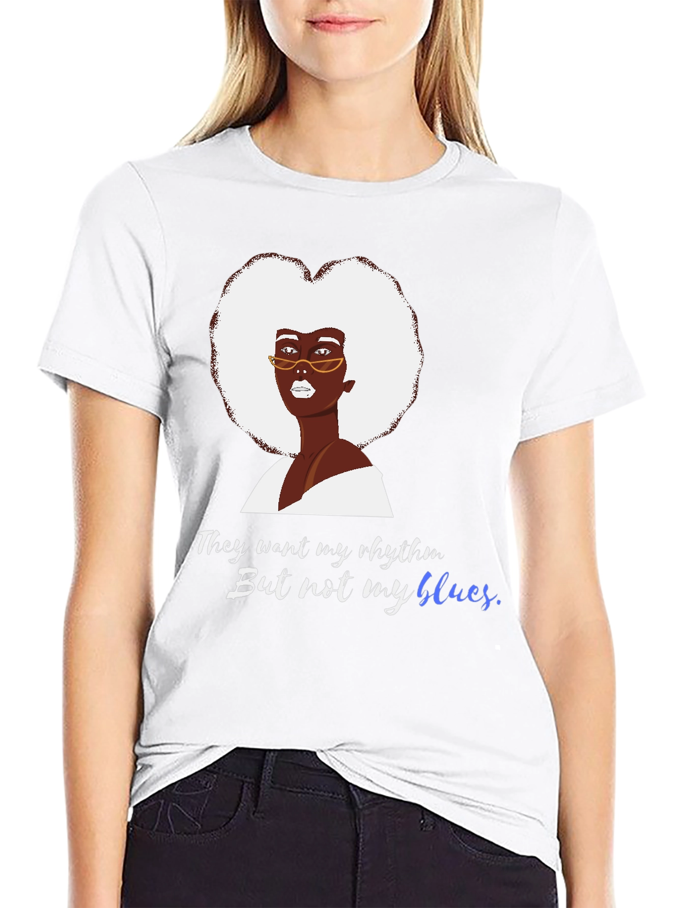 Rhythm & Blues Graphic Tee - Unisex Black T-Shirt