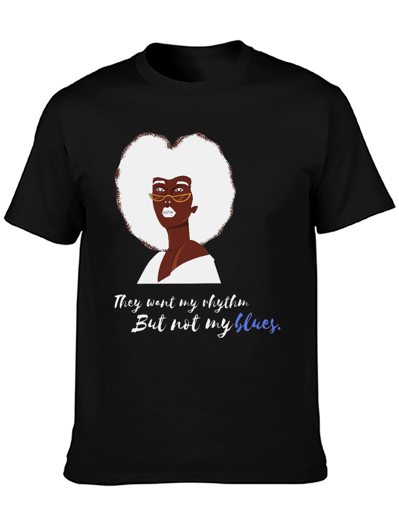 Rhythm & Blues Graphic Tee - Unisex Black T-Shirt