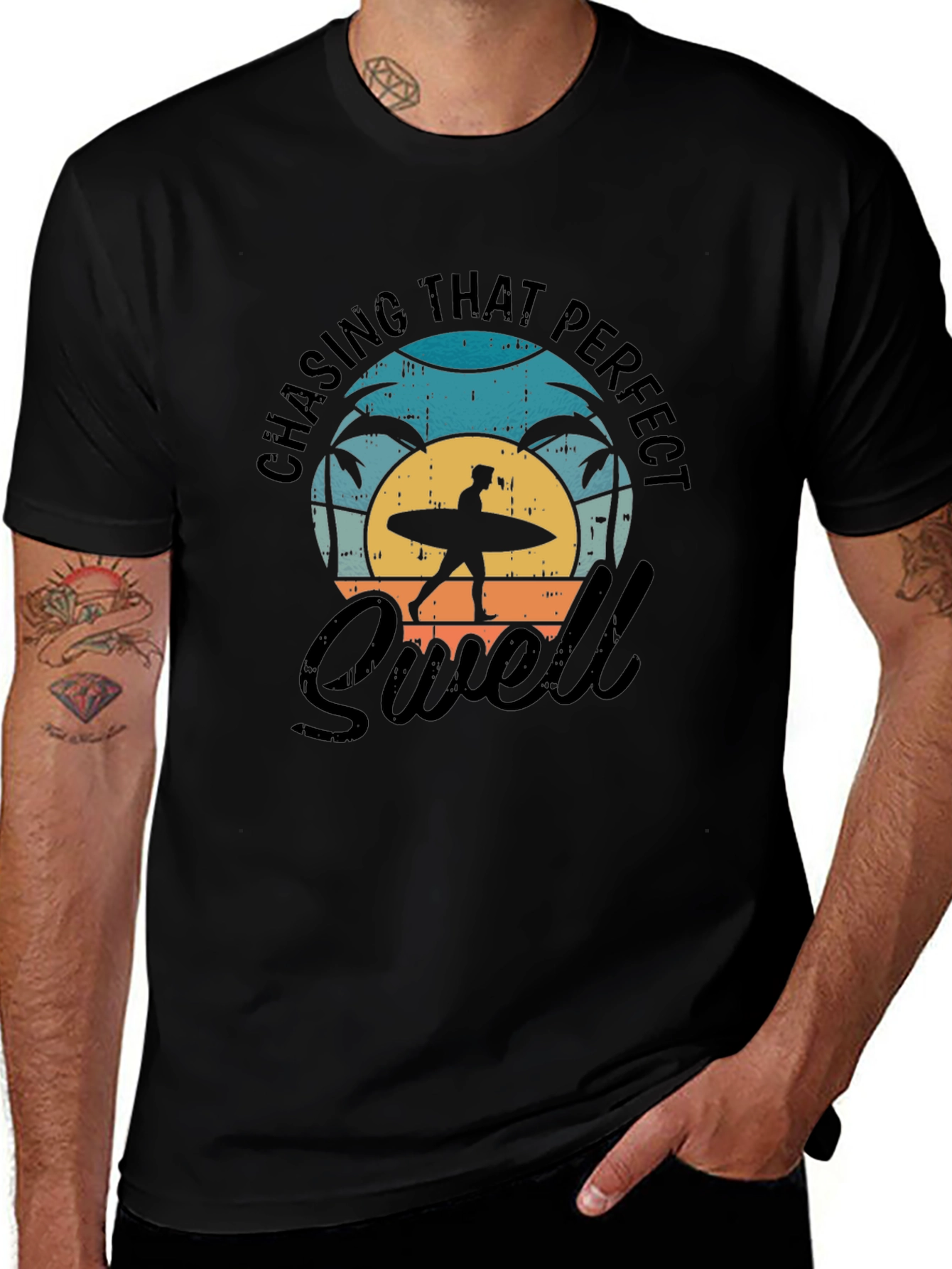 Chasing That Perfect Swell T-Shirt - Surfer Tee