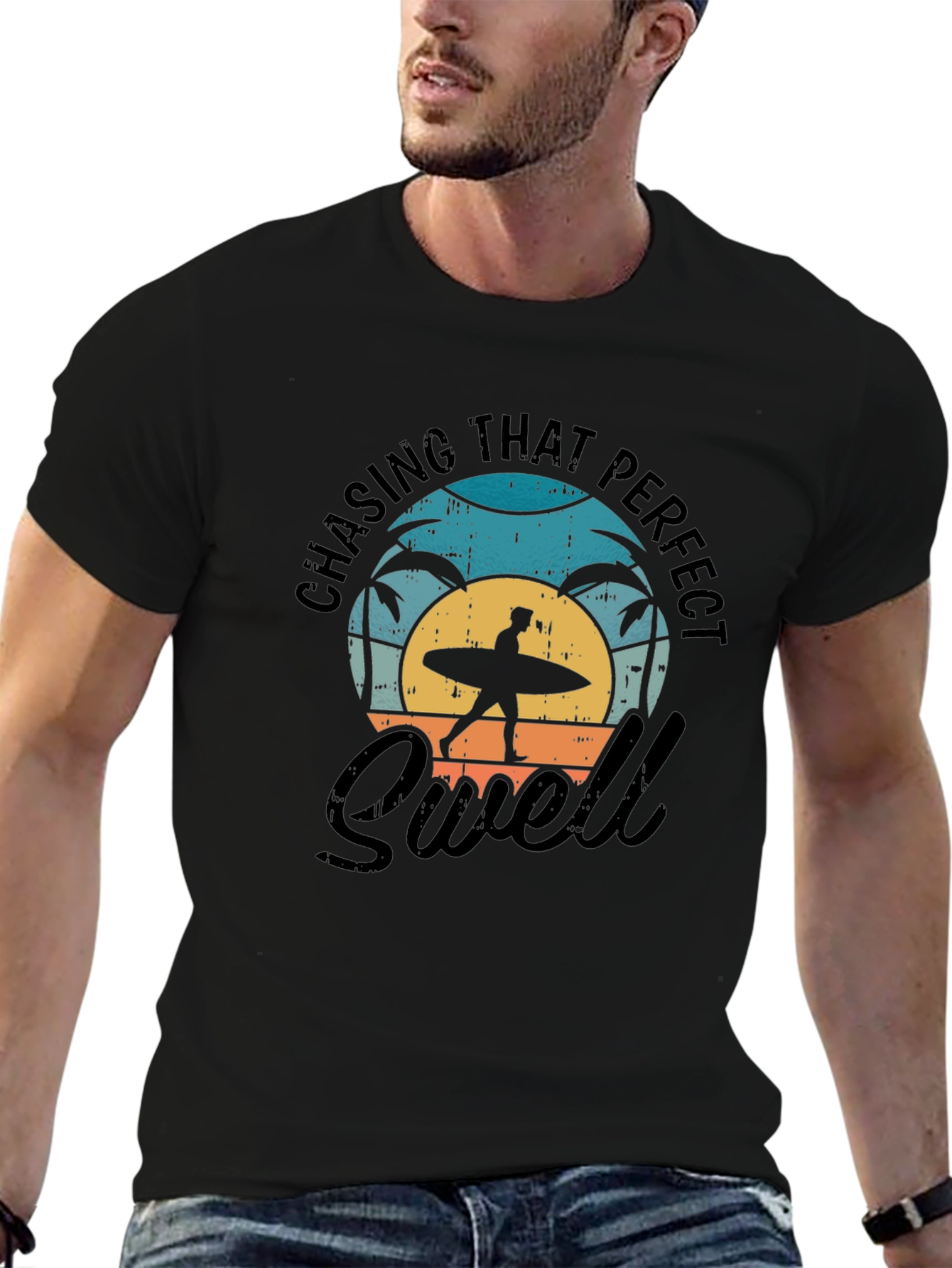 Chasing That Perfect Swell T-Shirt - Surfer Tee