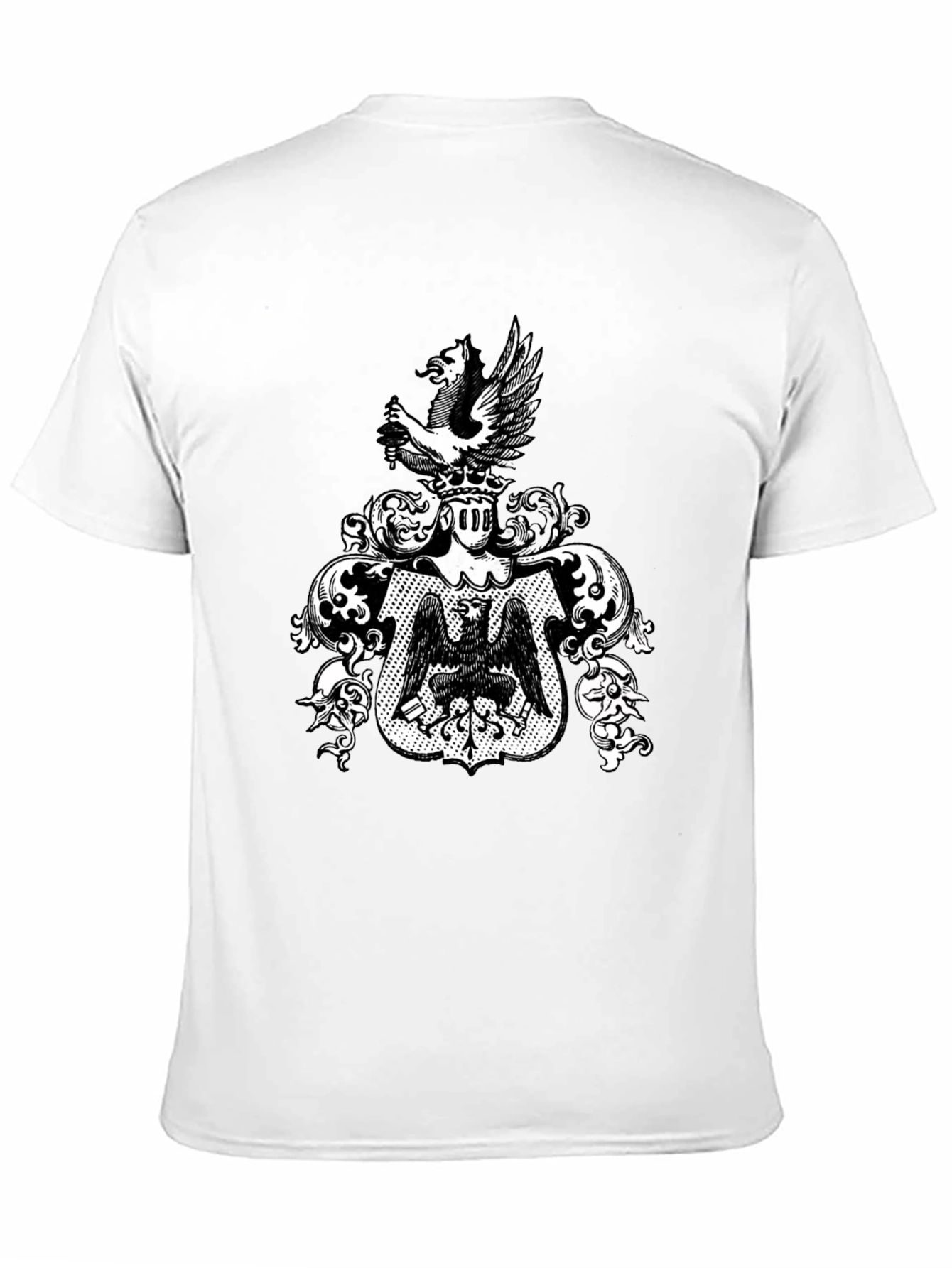 Heraldic Eagle Crest T-Shirt - Classic Graphic Tee