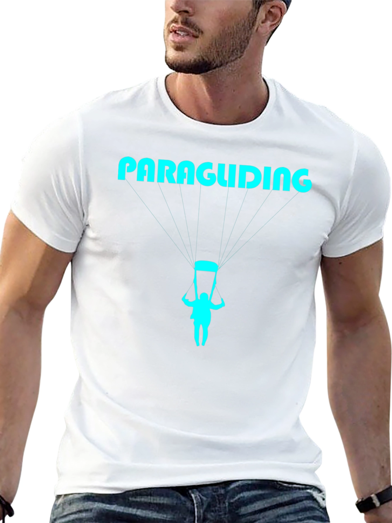 Paragliding Graphic T-Shirt - Cool Adventure Tee