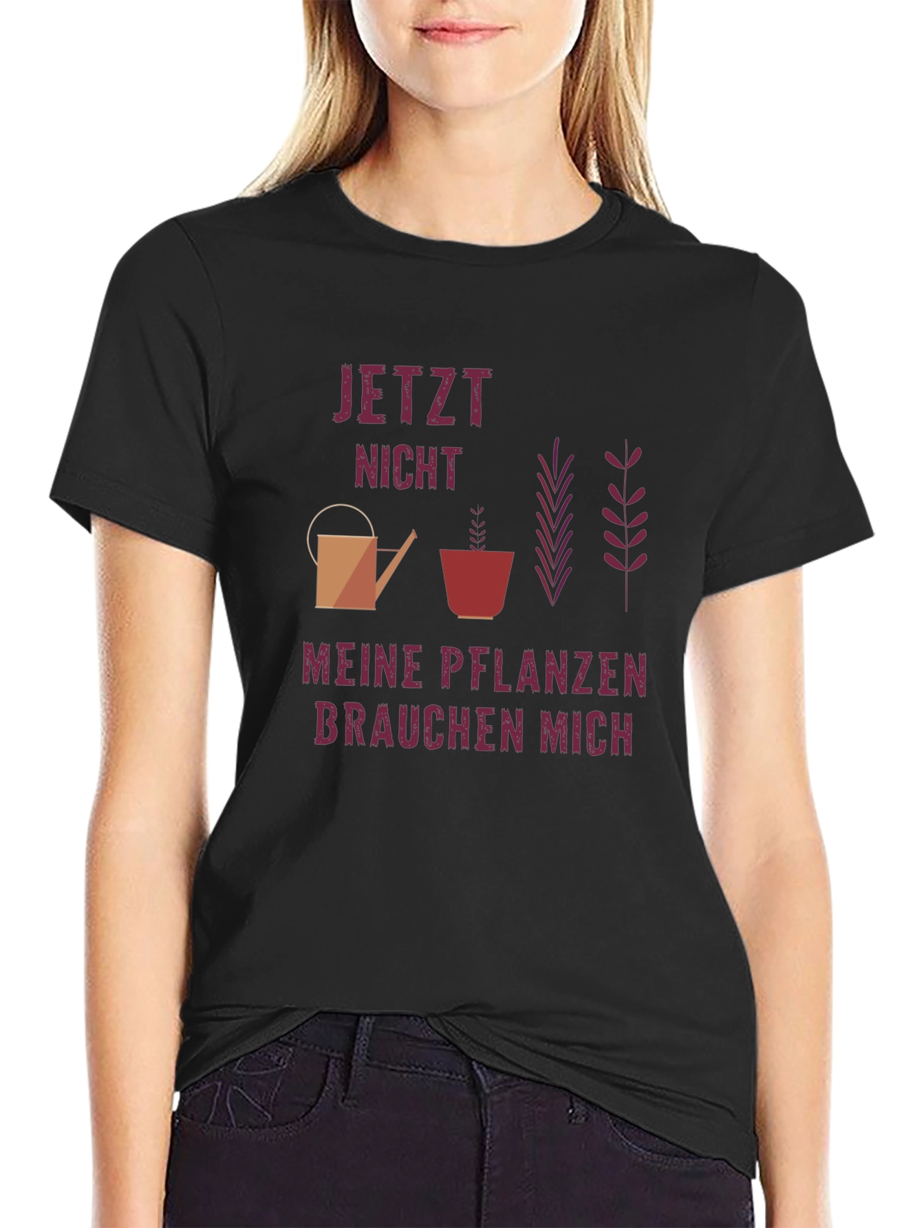 Gardener T-Shirt - Plants Need Me Design