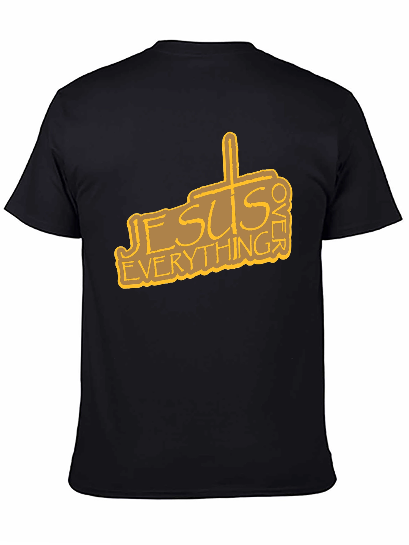 Jesus Over Everything Graphic Tee - Black