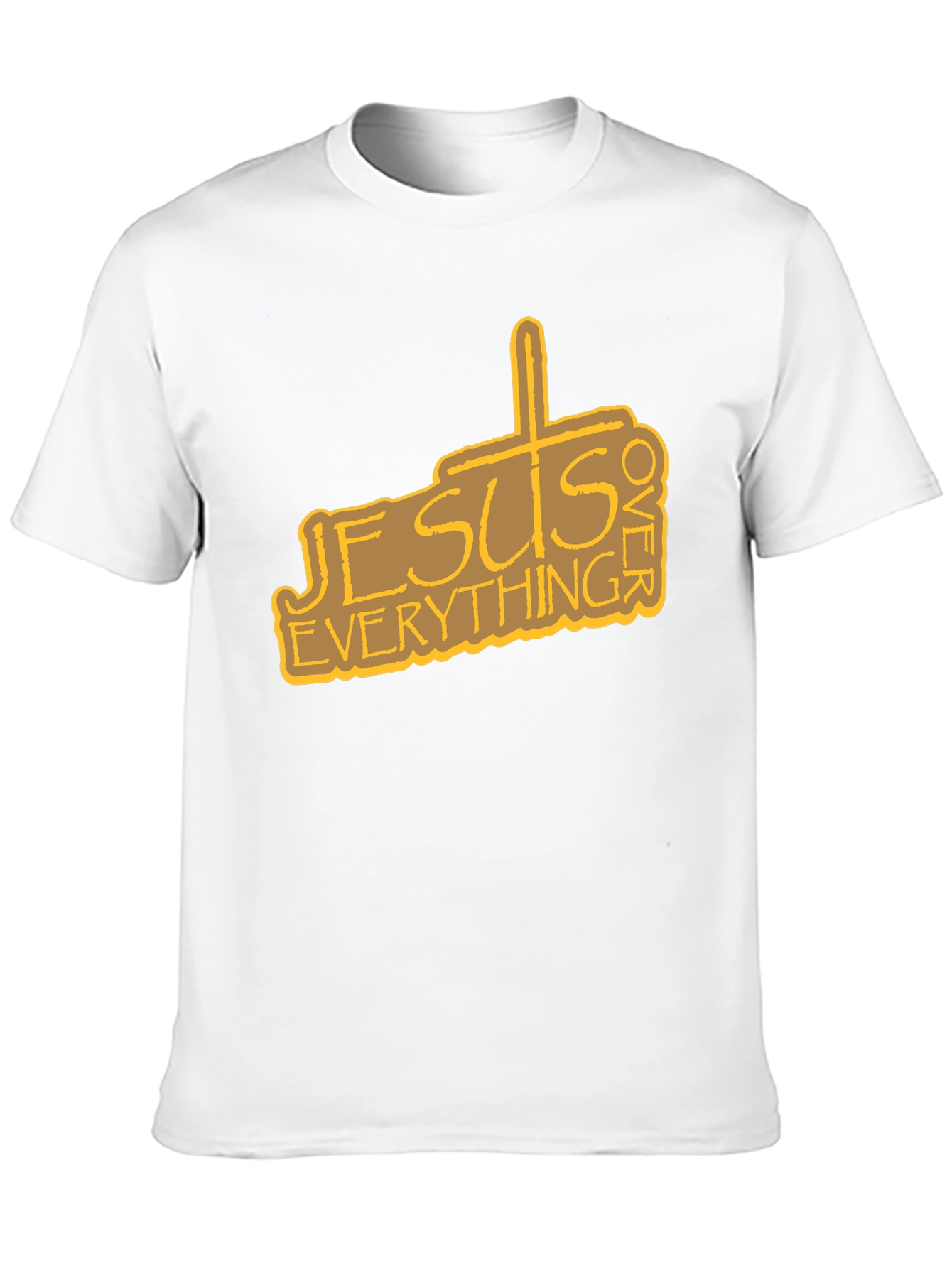Jesus Over Everything Graphic Tee - Black