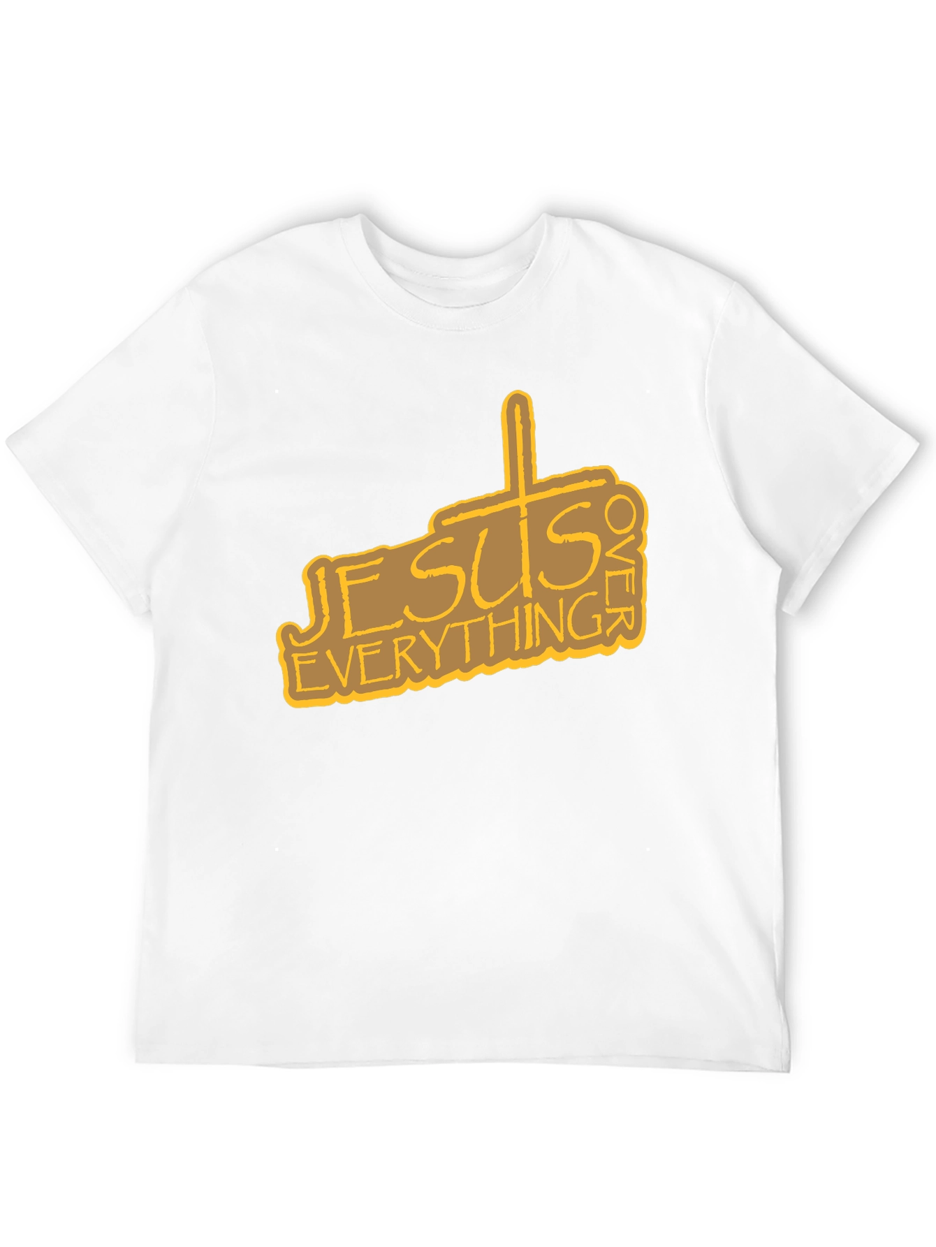 Jesus Over Everything Graphic Tee - Black