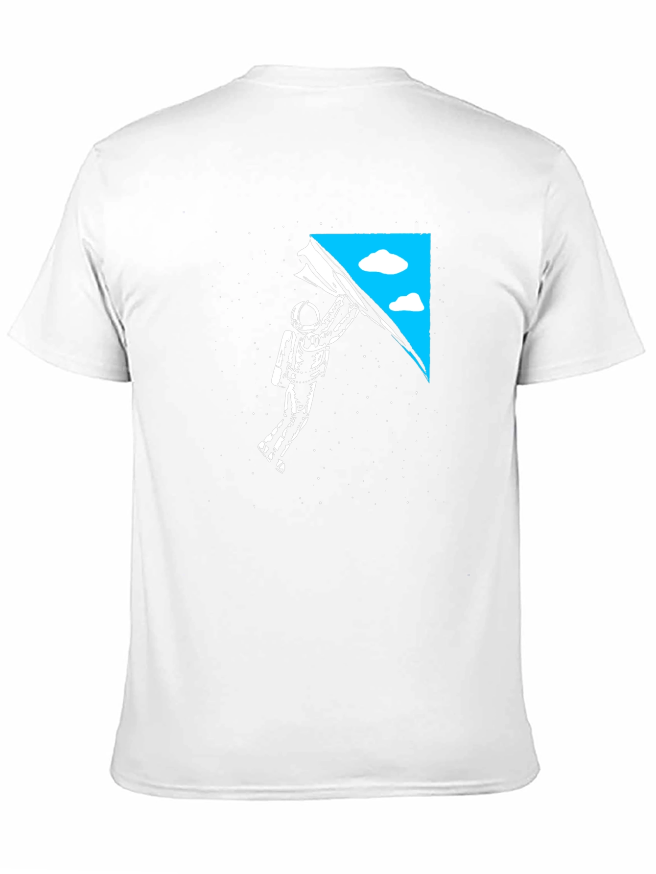 Astronaut Sky Black T-Shirt