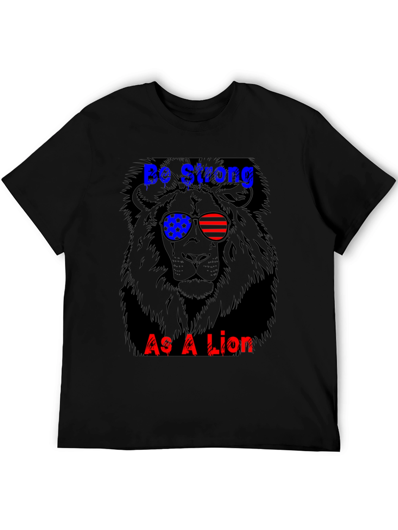 Be Strong Lion Graphic Tee