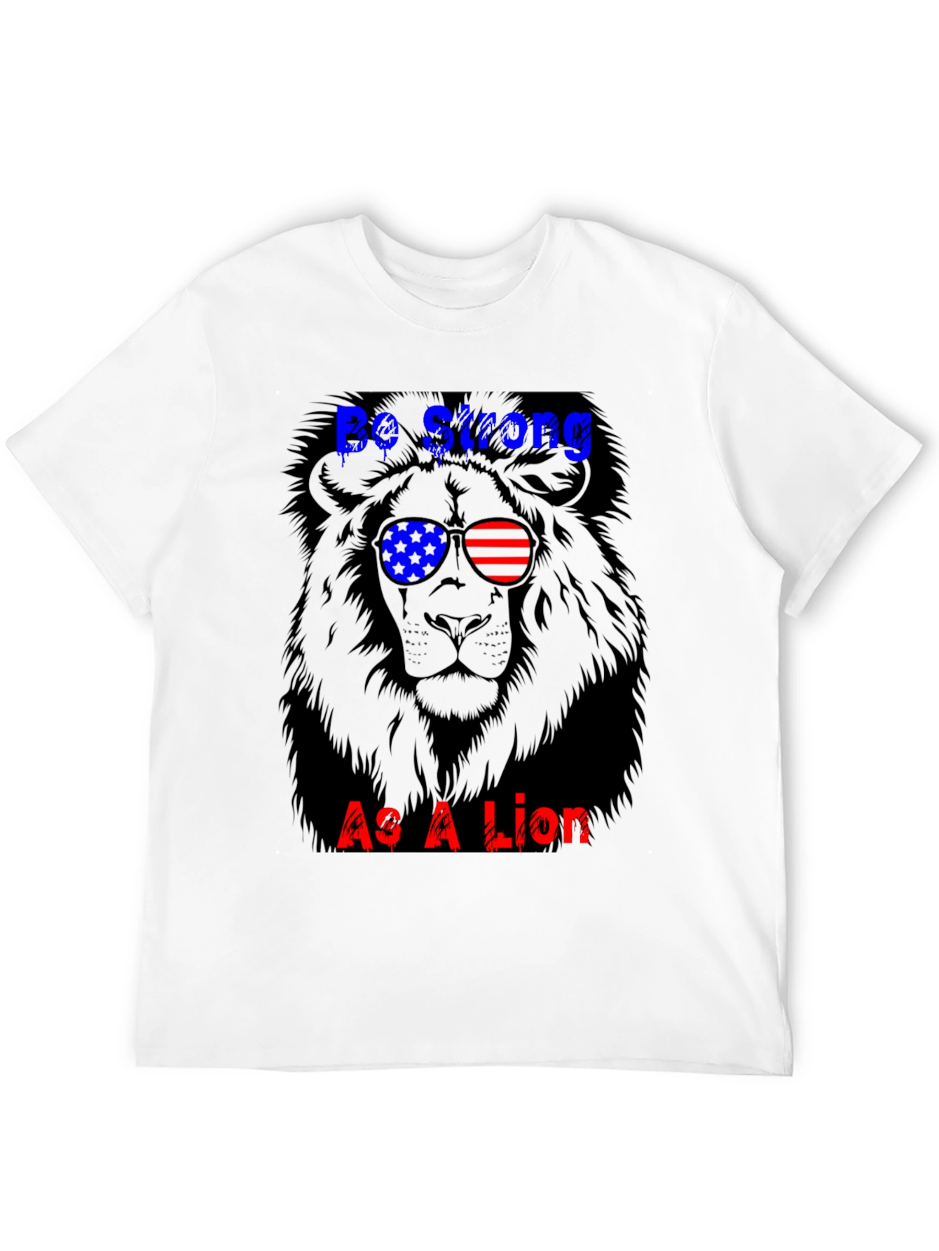 Be Strong Lion Graphic Tee