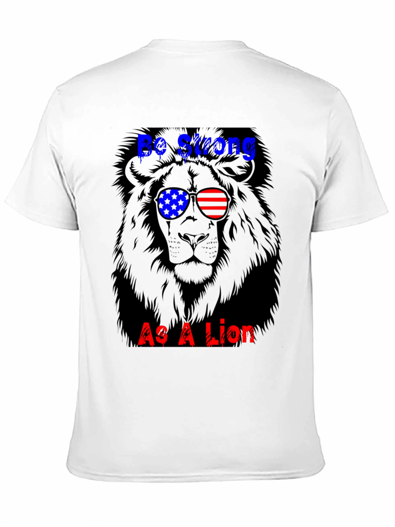 Be Strong Lion Graphic Tee