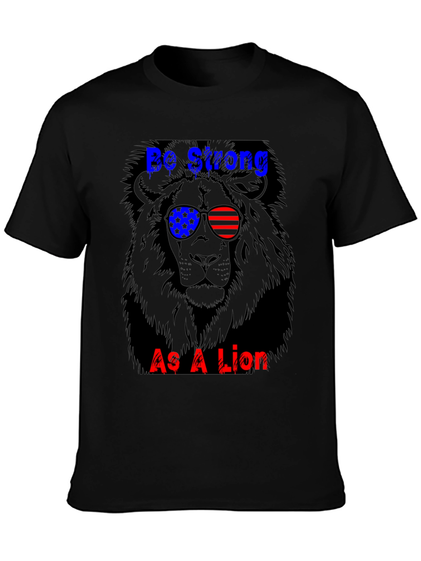 Be Strong Lion Graphic Tee