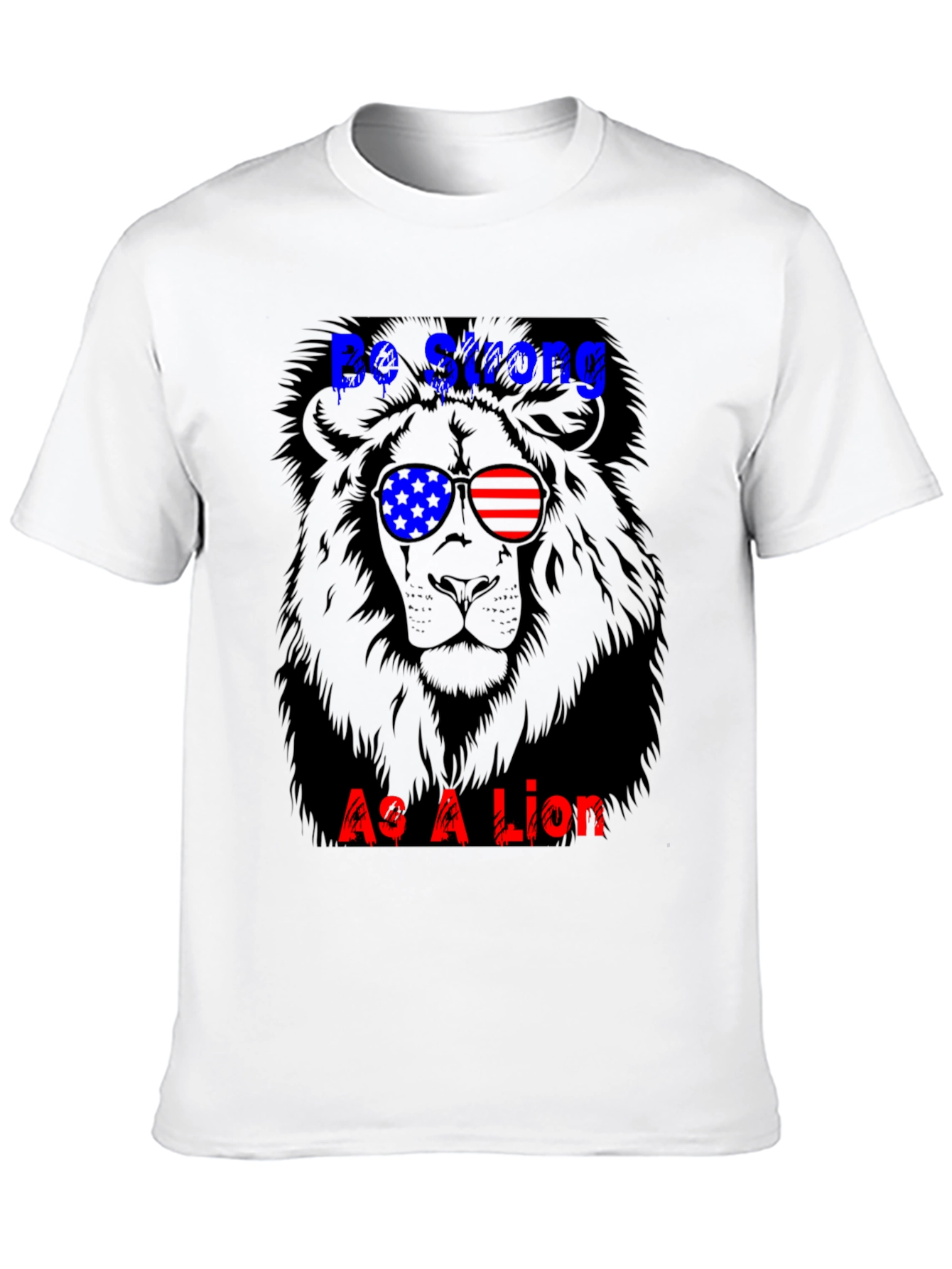 Be Strong Lion Graphic Tee