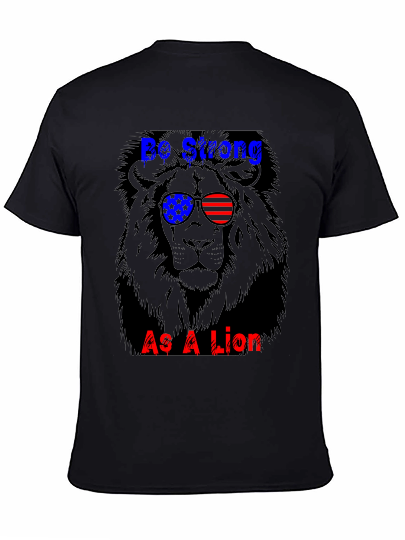 Be Strong Lion Graphic Tee