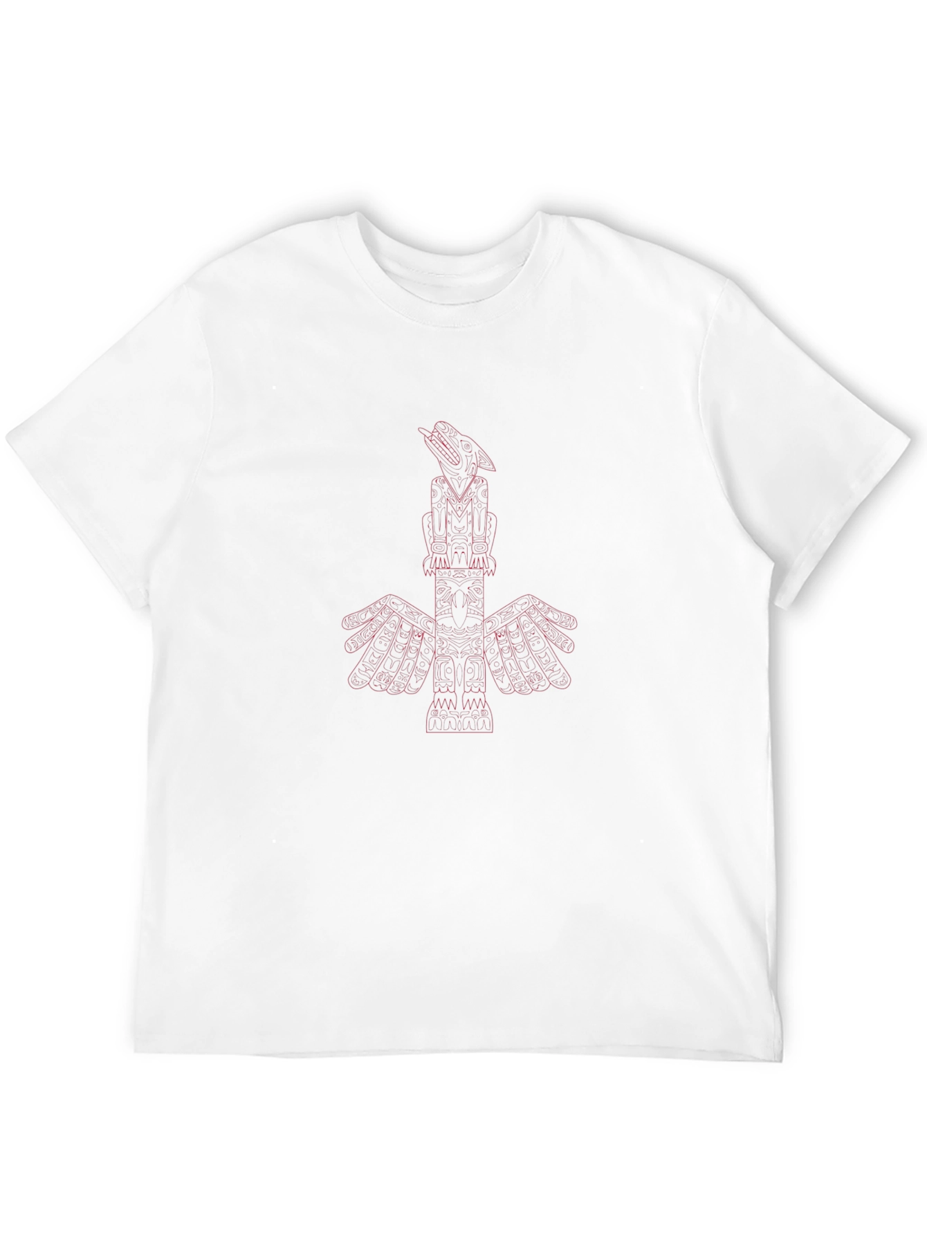 Raven Totem Pole Graphic Tee - Black