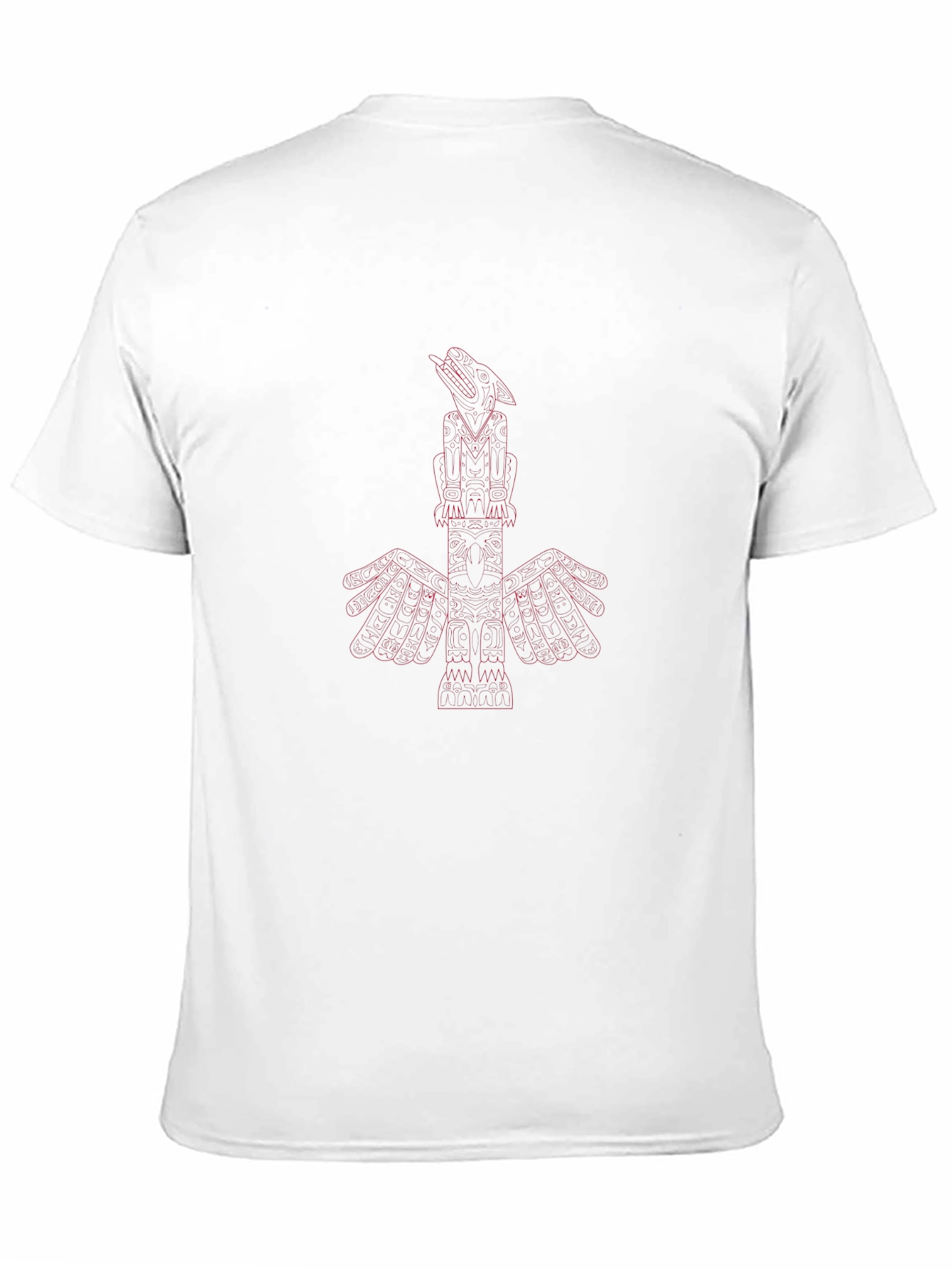 Raven Totem Pole Graphic Tee - Black