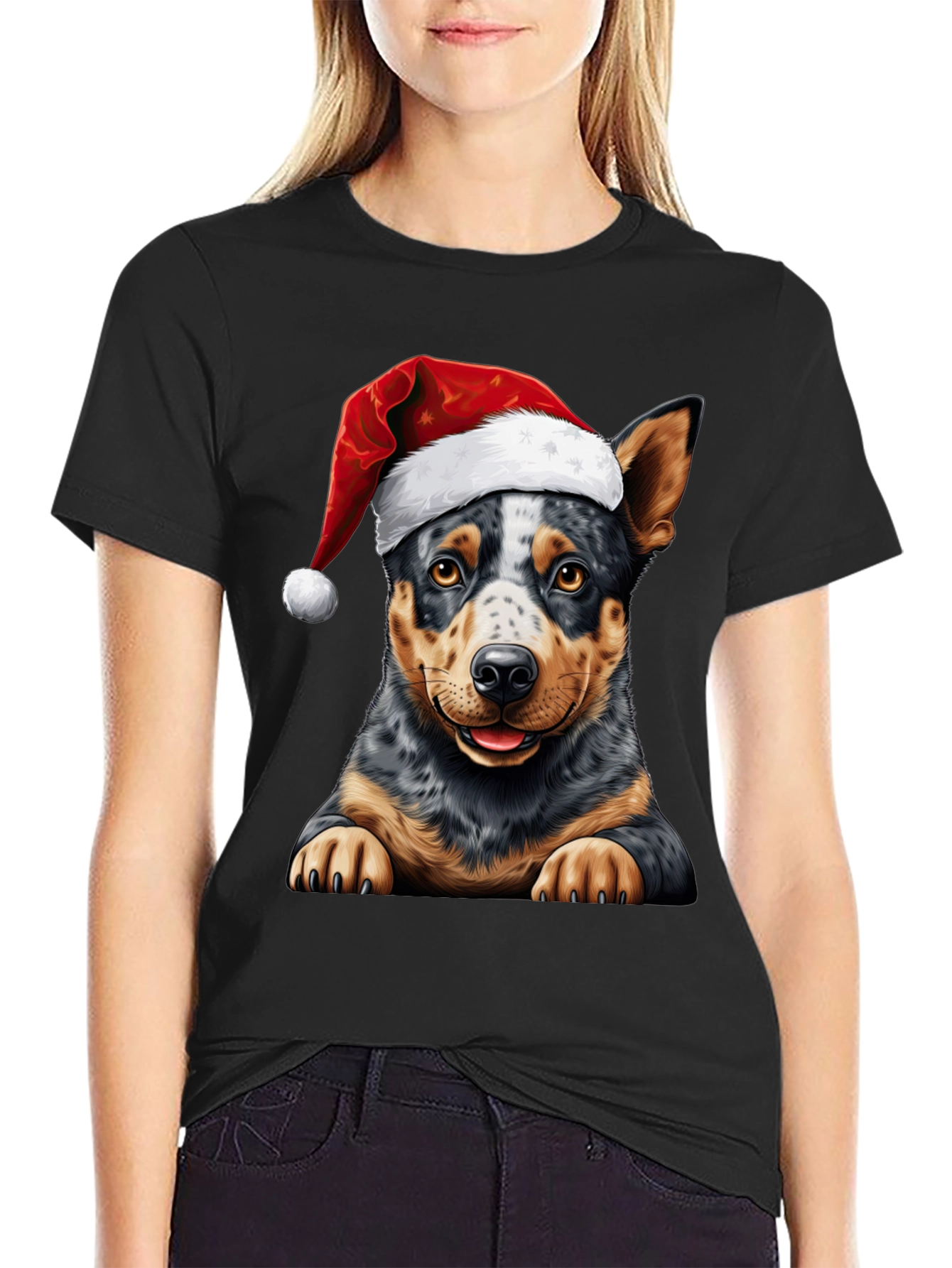 Festive Dog T-Shirt - Holiday Cheer