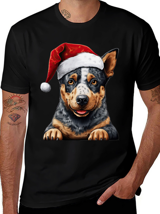 Festive Dog T-Shirt - Holiday Cheer