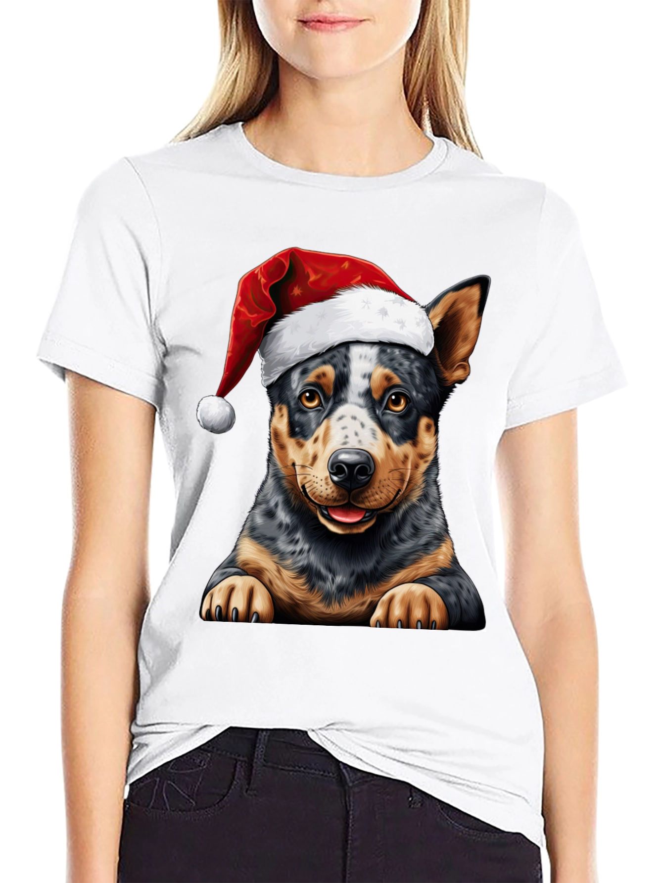 Festive Dog T-Shirt - Holiday Cheer
