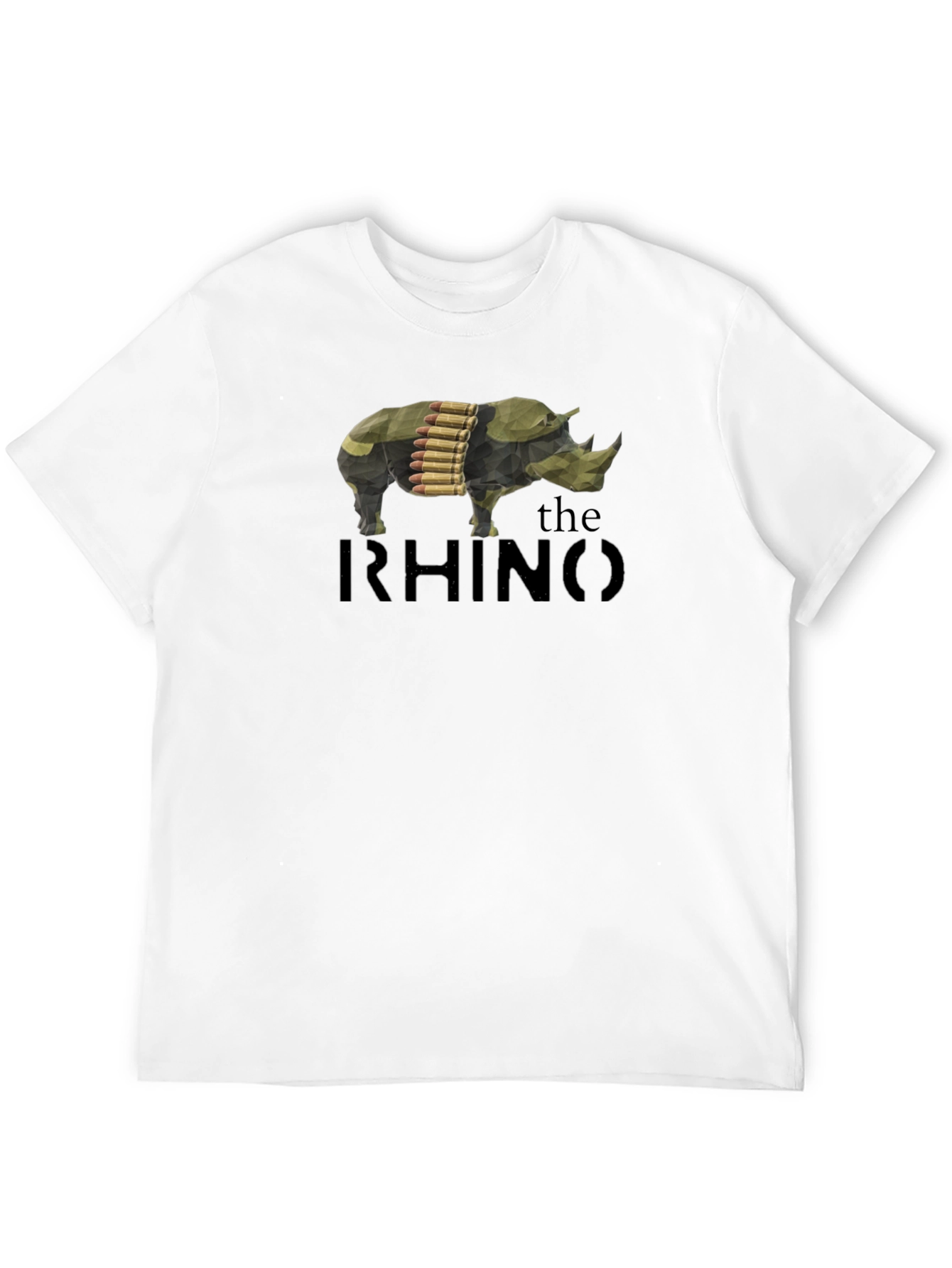 The Rhino Graphic T-Shirt - Mens Black Tee
