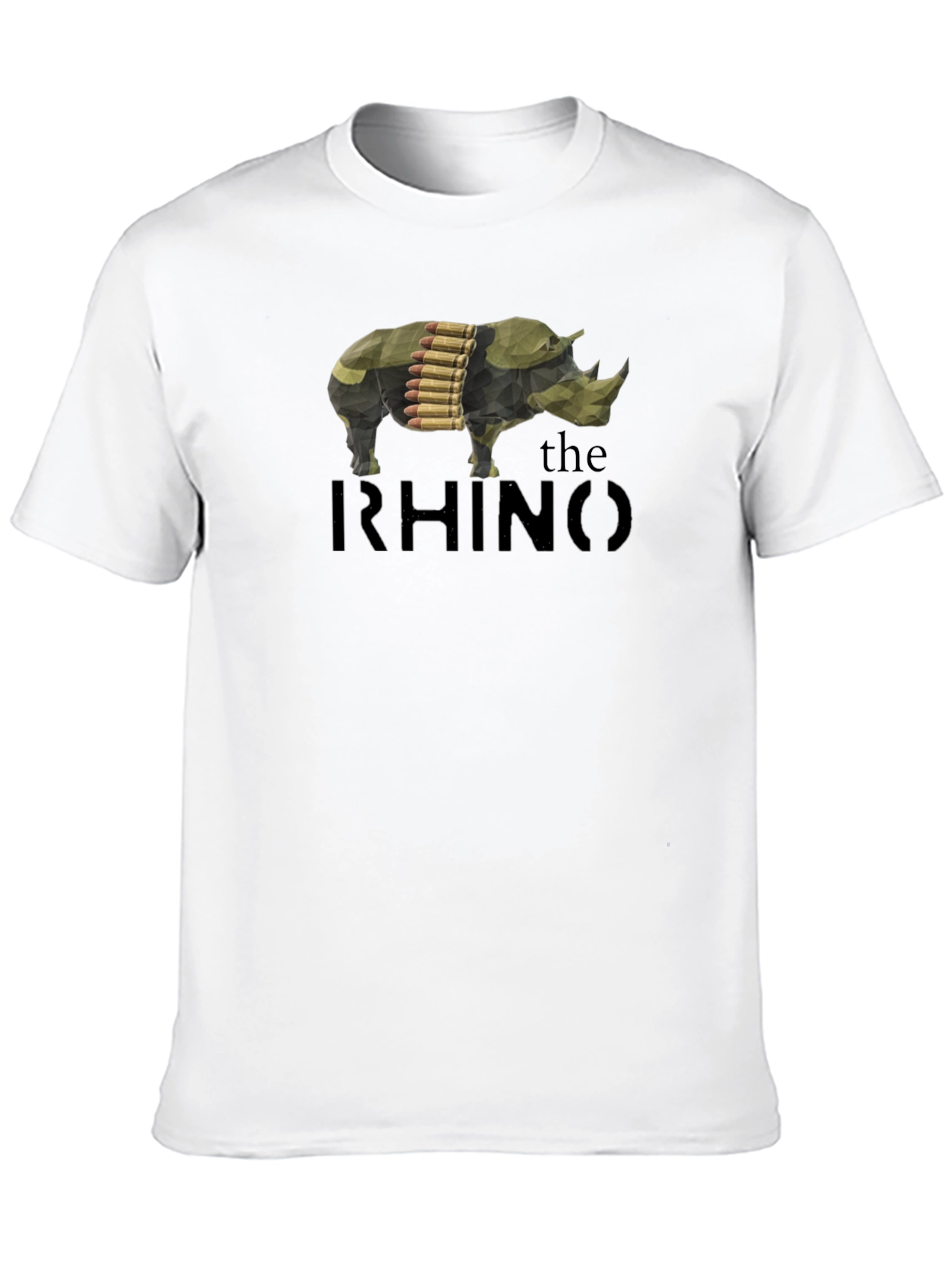 The Rhino Graphic T-Shirt - Mens Black Tee