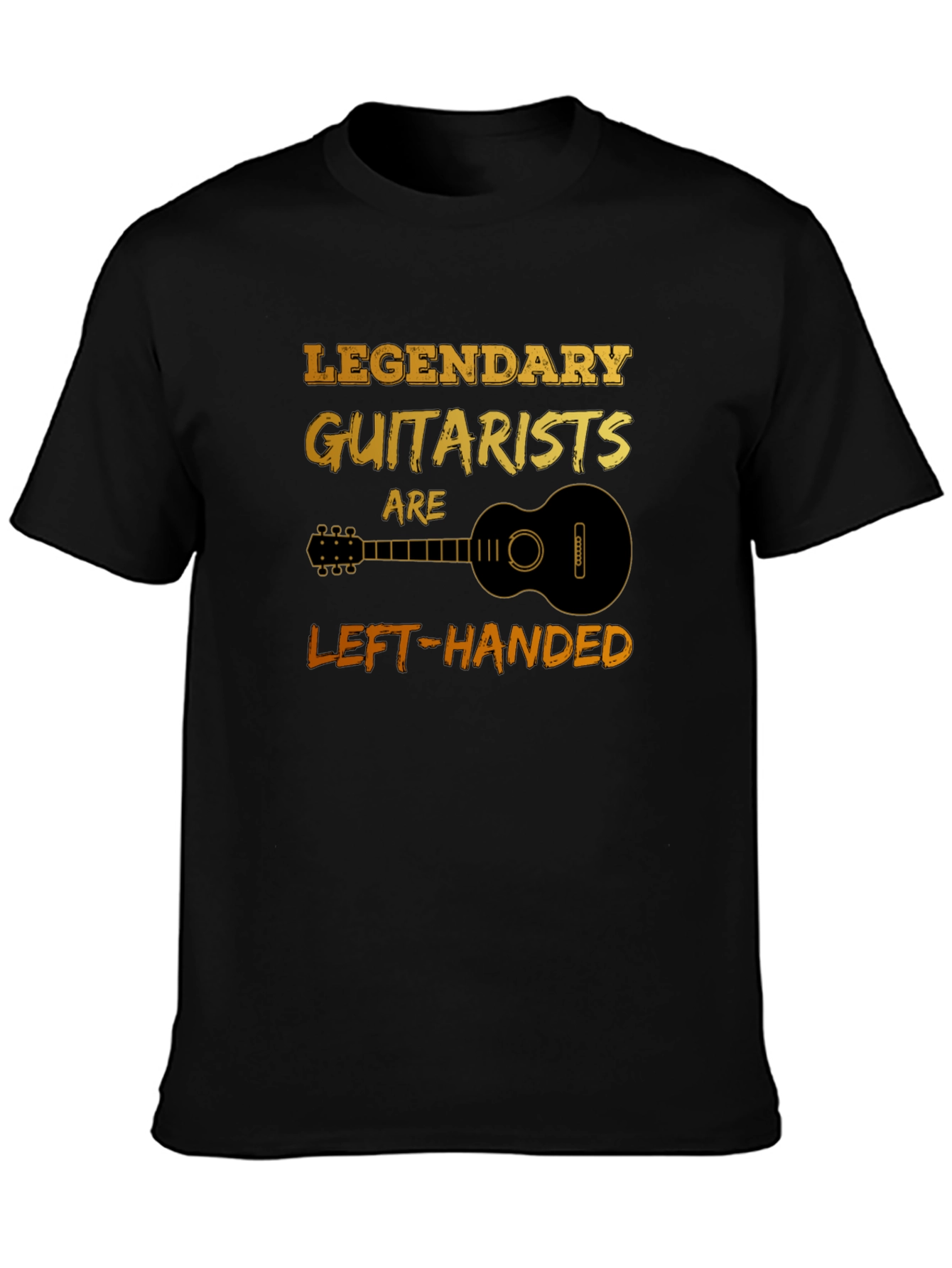 Legendary Guitarists Left-Handed Graphic T-Shirt