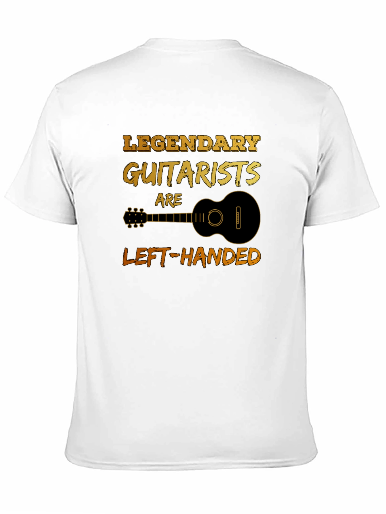 Legendary Guitarists Left-Handed Graphic T-Shirt