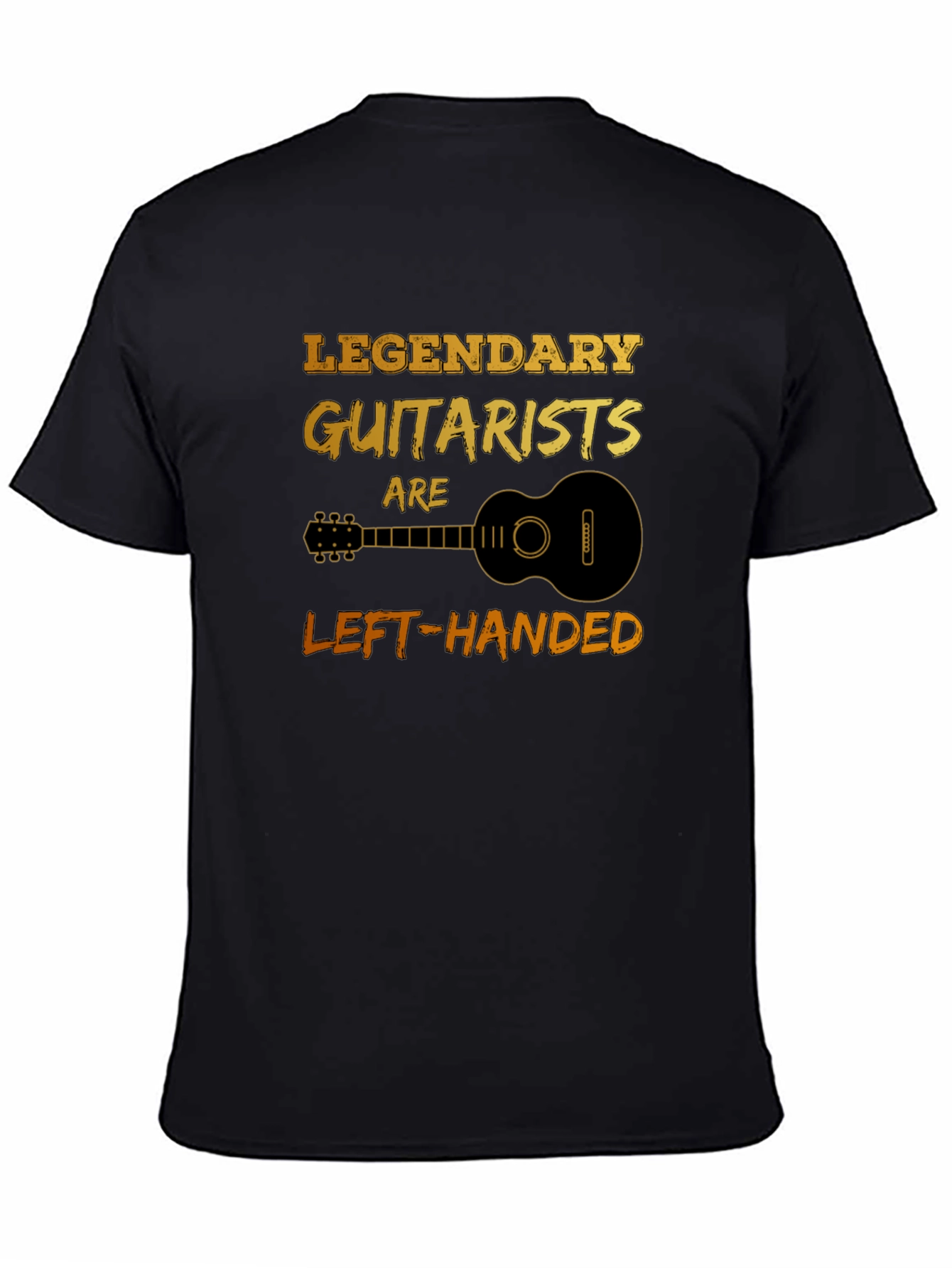 Legendary Guitarists Left-Handed Graphic T-Shirt